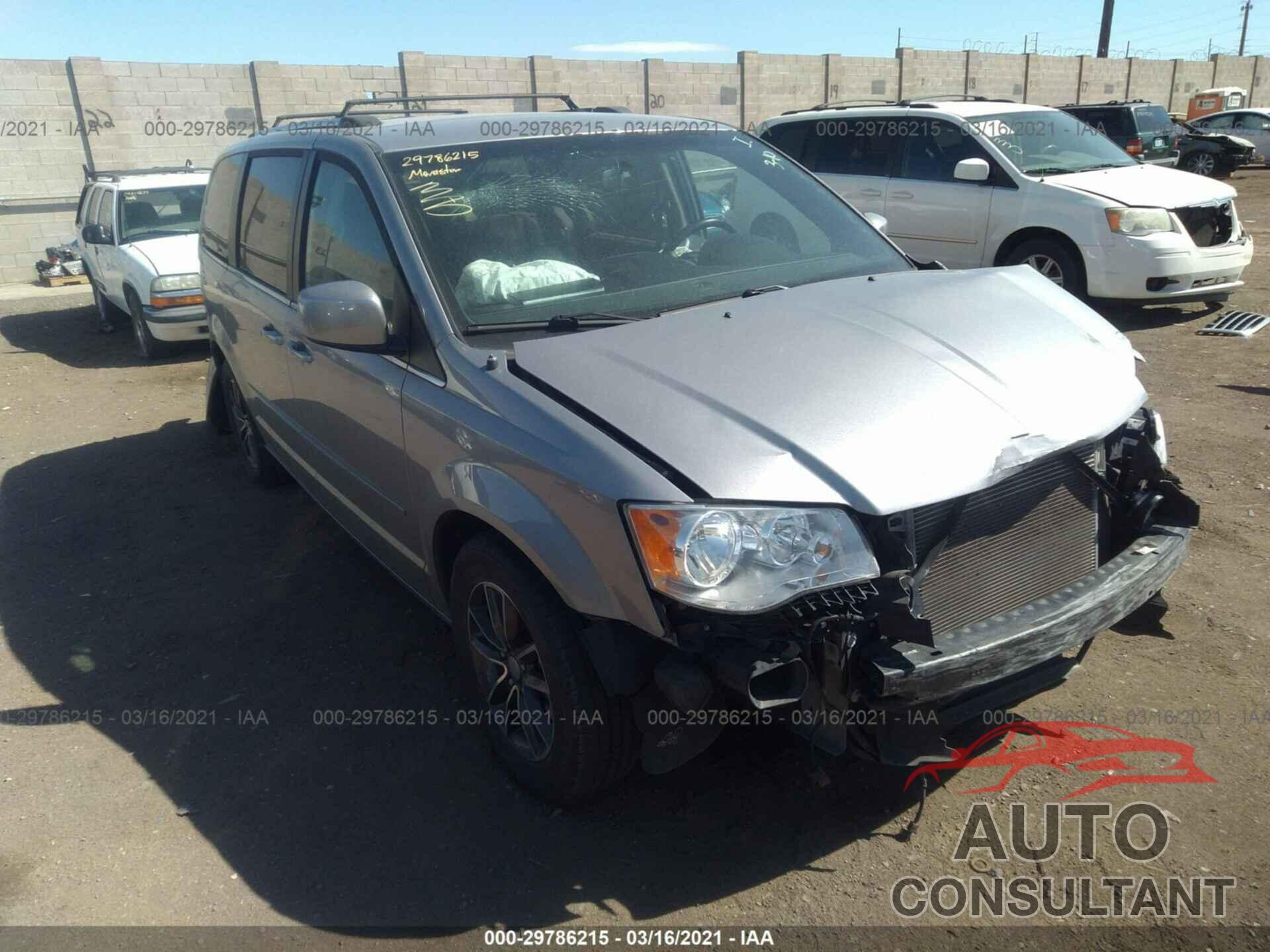 DODGE GRAND CARAVAN 2017 - 2C4RDGCG1HR612125