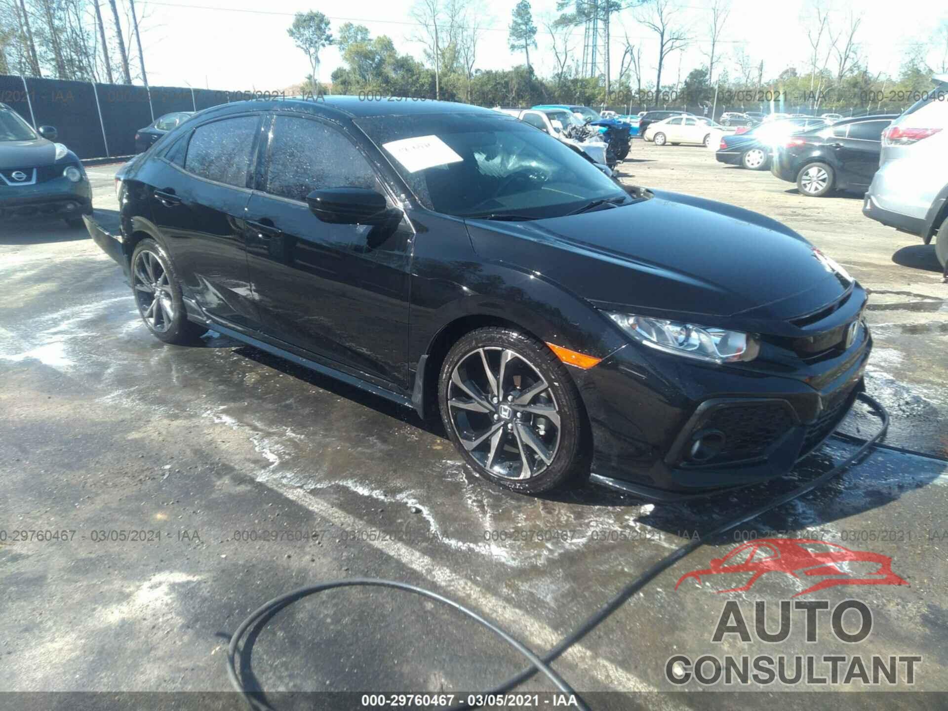 HONDA CIVIC HATCHBACK 2018 - SHHFK7H42JU232394