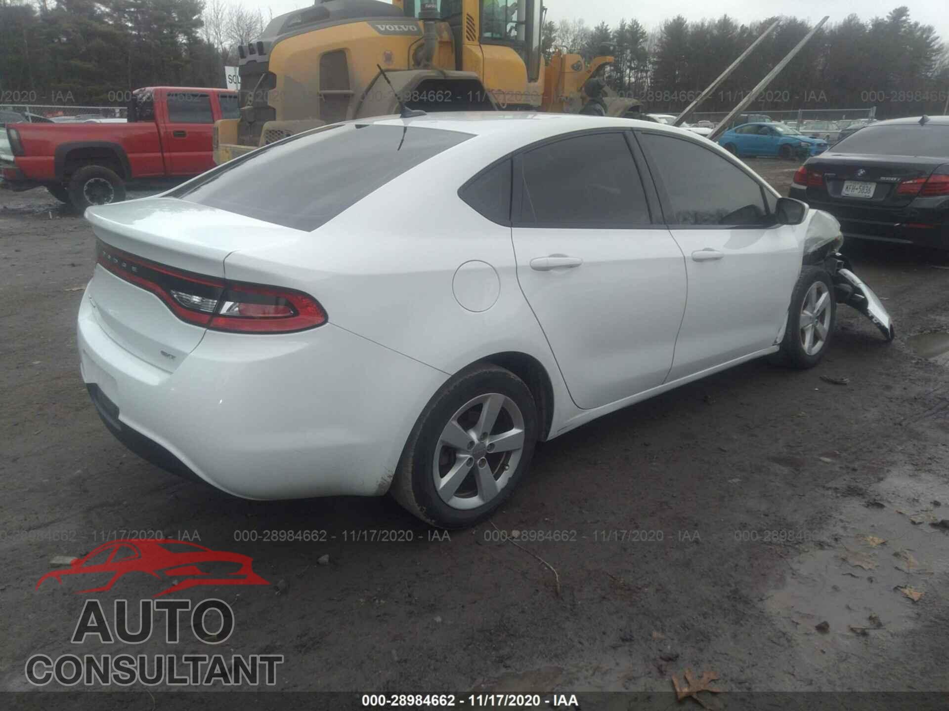 DODGE DART 2016 - 1C3CDFBB8GD766178