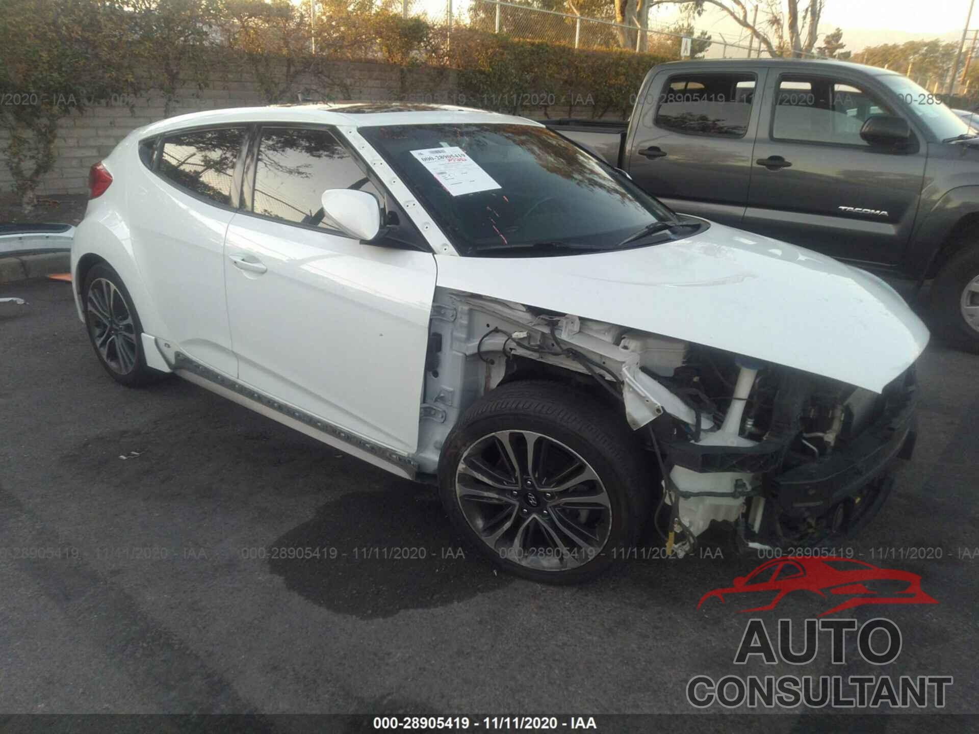 HYUNDAI VELOSTER 2016 - KMHTC6AE1GU265333