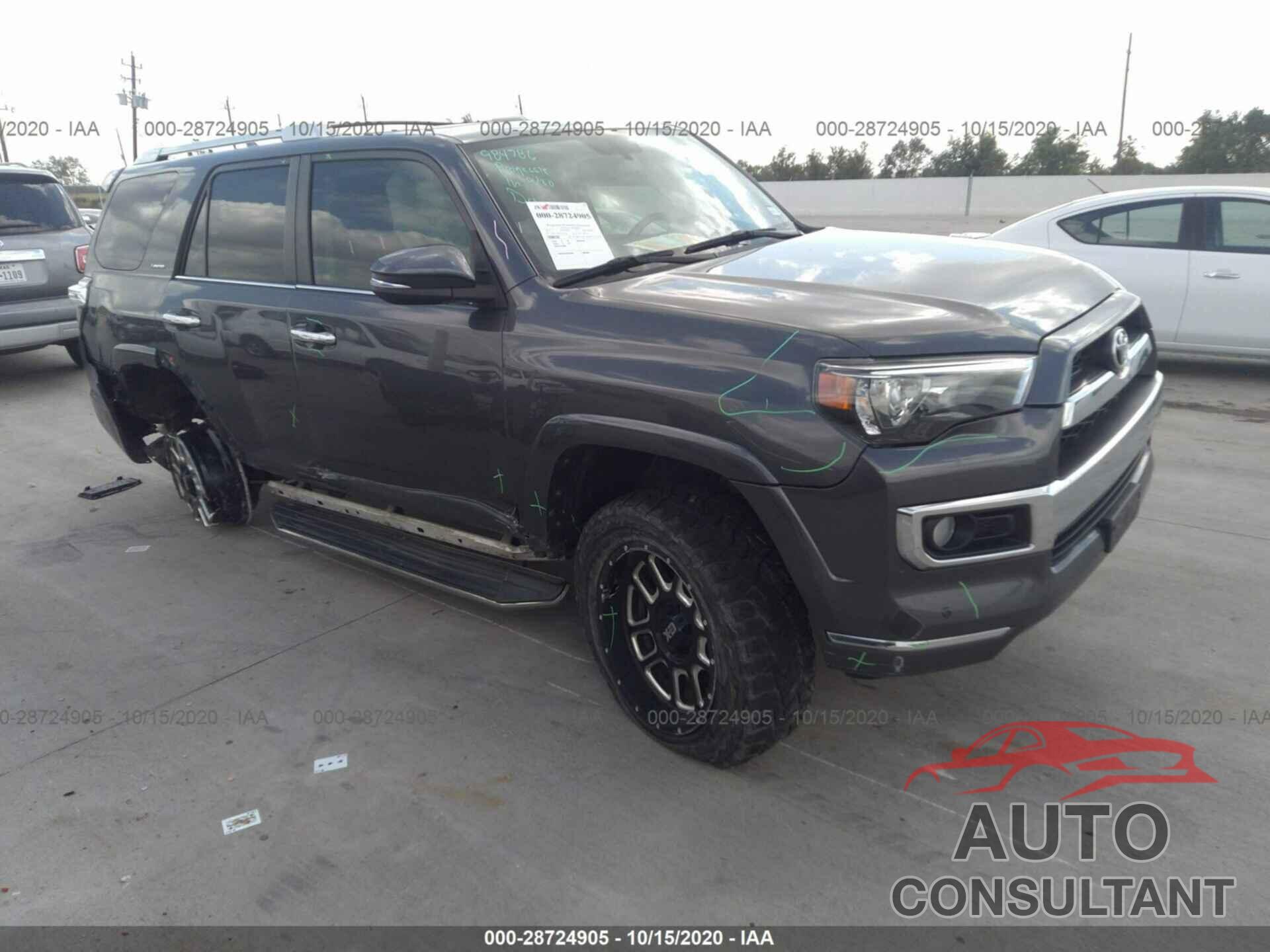 TOYOTA 4RUNNER 2017 - JTEZU5JR8H5161146