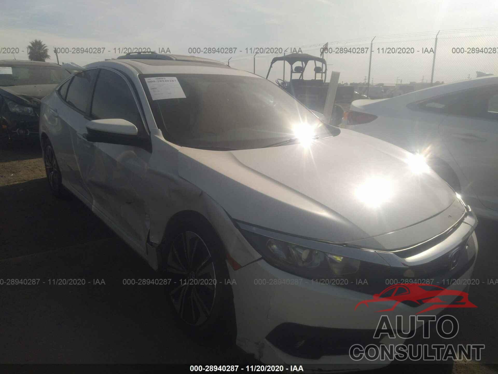 HONDA CIVIC SEDAN 2016 - 19XFC1F38GE038828