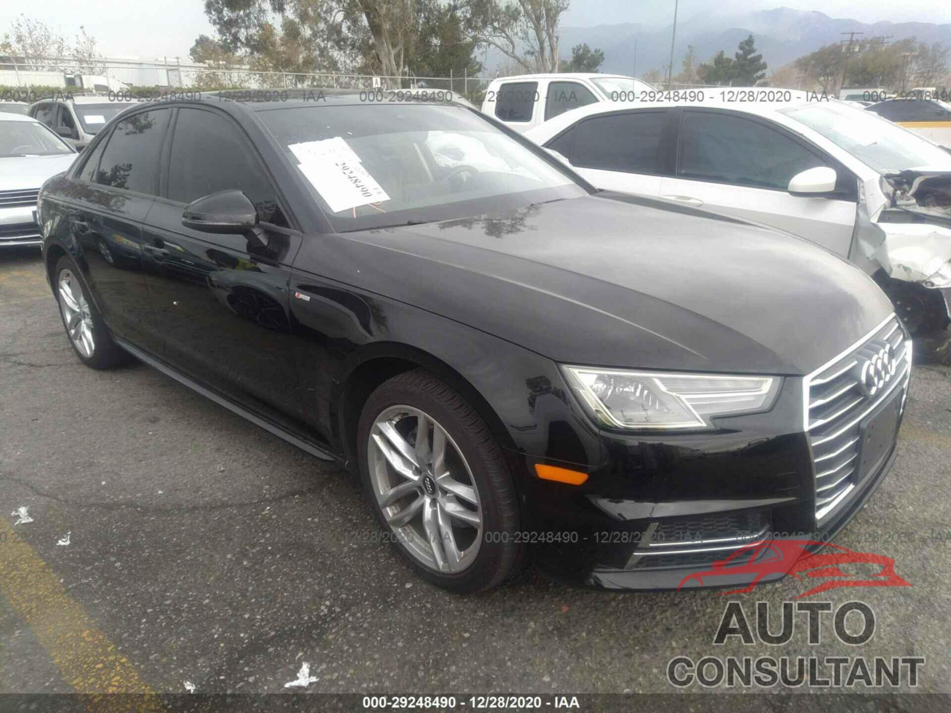 AUDI A4 2017 - WAUKMAF48HN043803