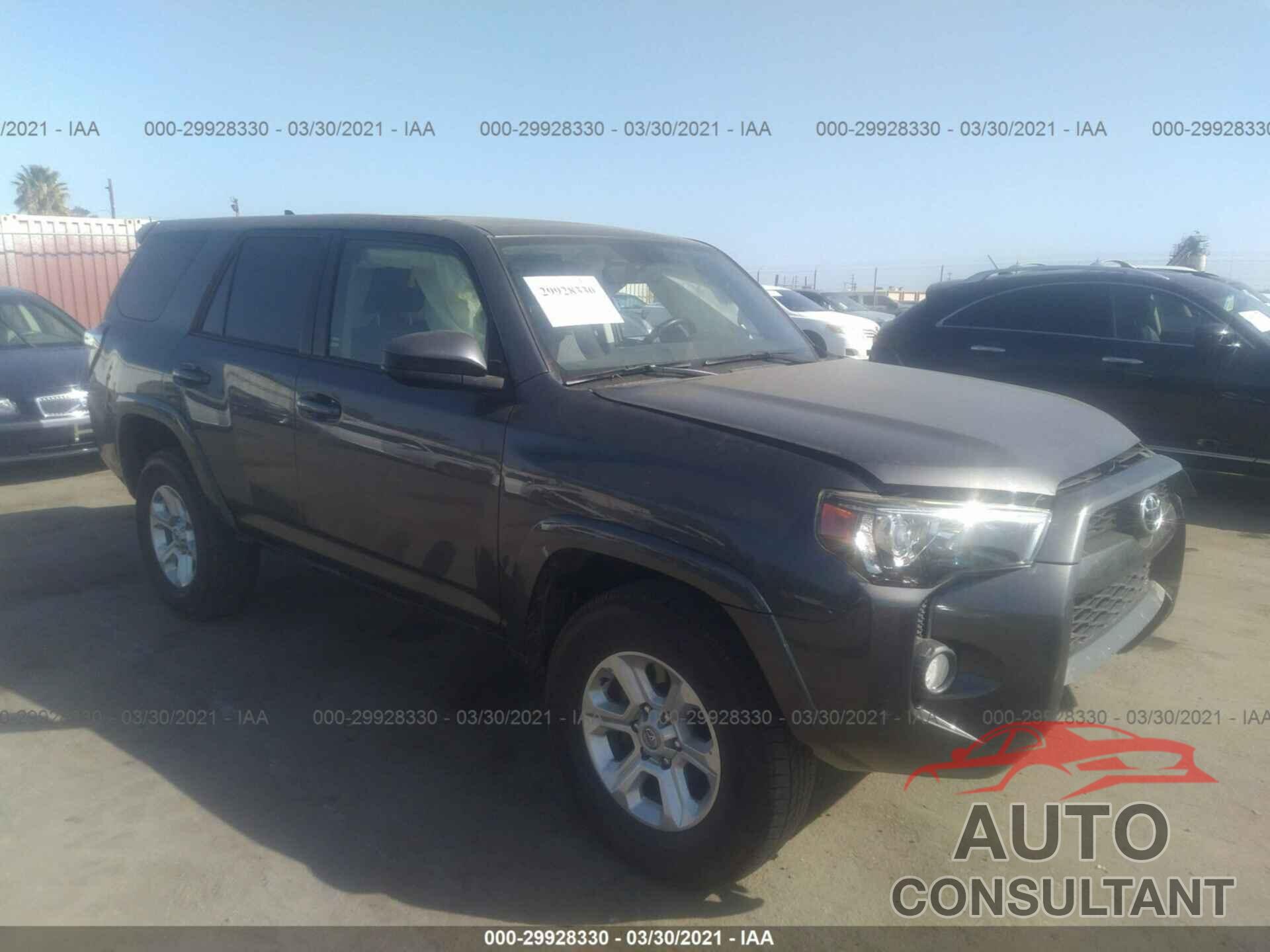 TOYOTA 4RUNNER 2018 - JTEZU5JR8J5166434