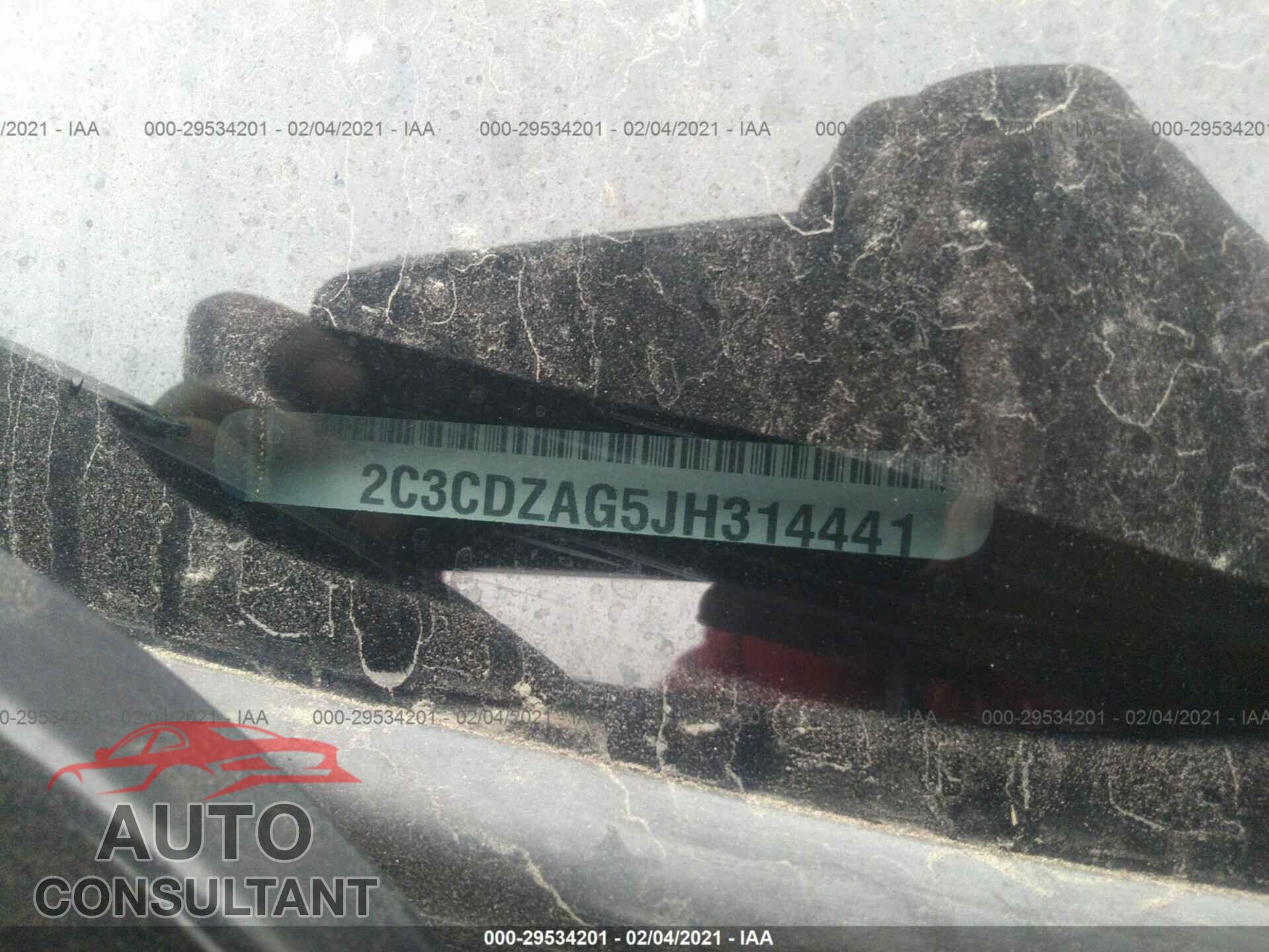 DODGE CHALLENGER 2018 - 2C3CDZAG5JH314441
