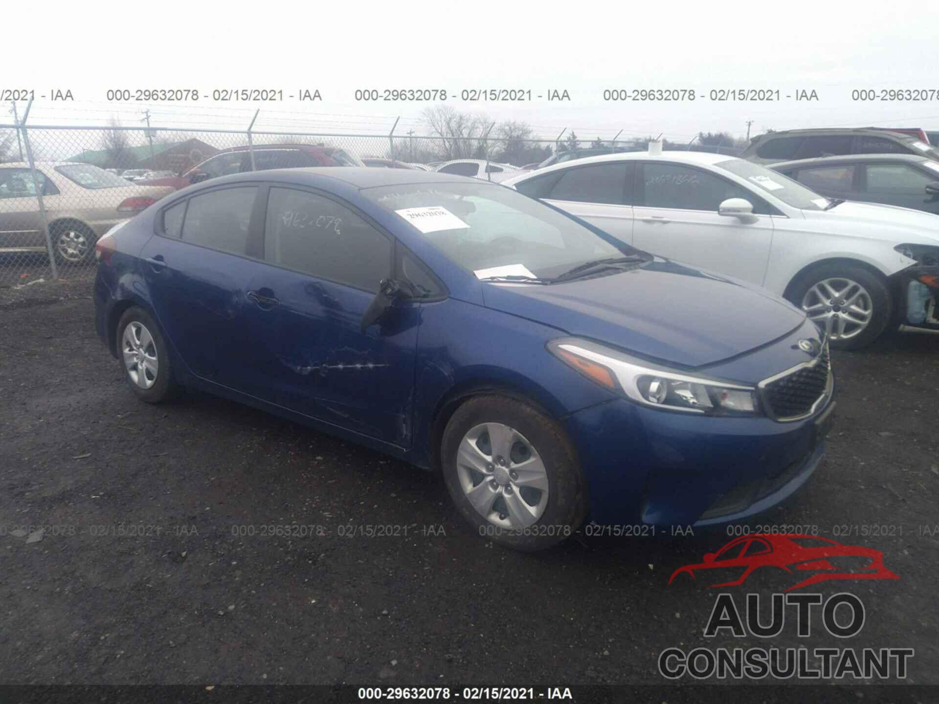 KIA FORTE 2017 - 3KPFK4A76HE134733