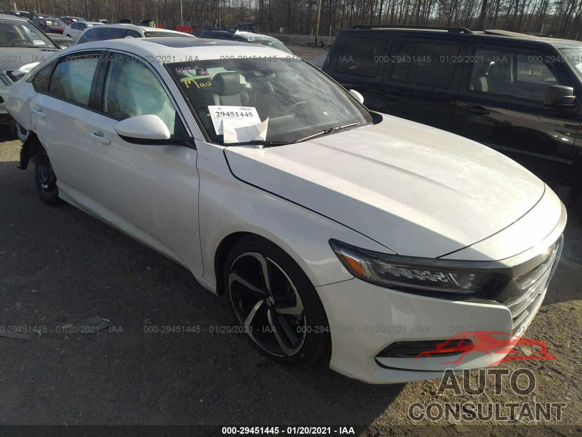 HONDA ACCORD SEDAN 2019 - 1HGCV2F38KA003139