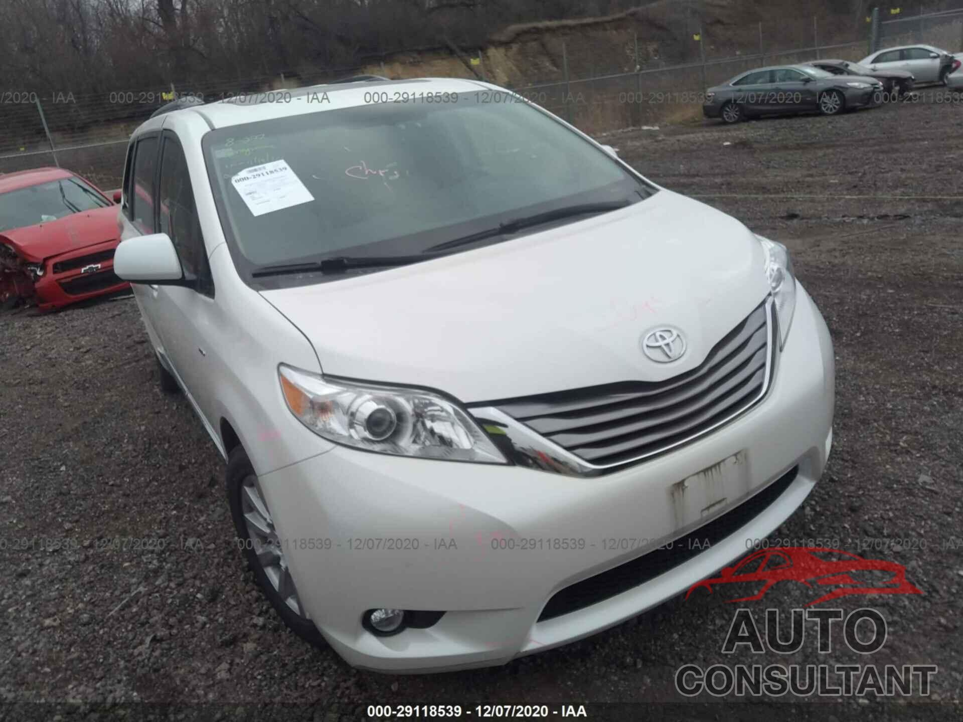 TOYOTA SIENNA 2017 - 5TDDZ3DC7HS150046