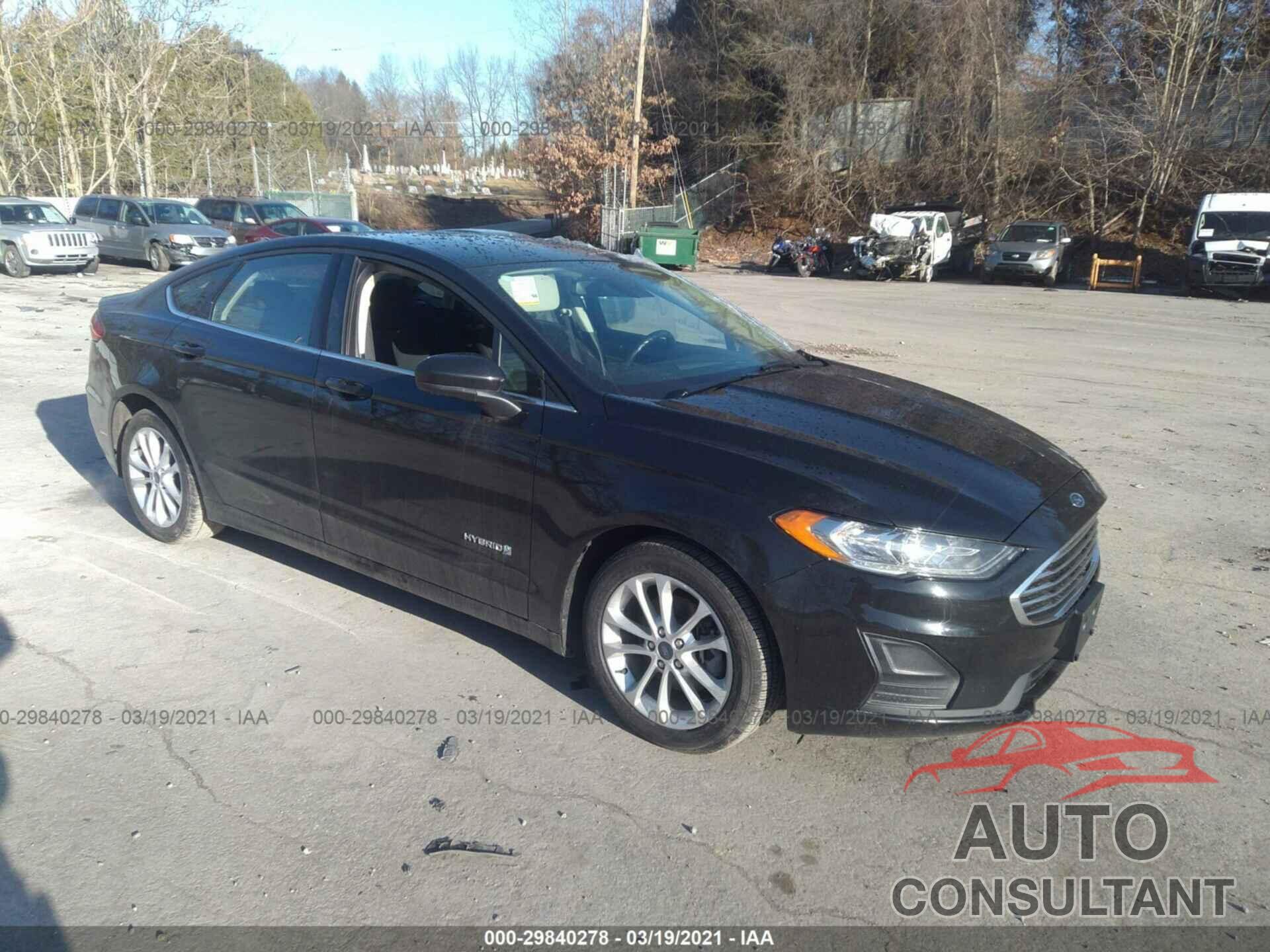 FORD FUSION HYBRID 2019 - 3FA6P0LU3KR182208