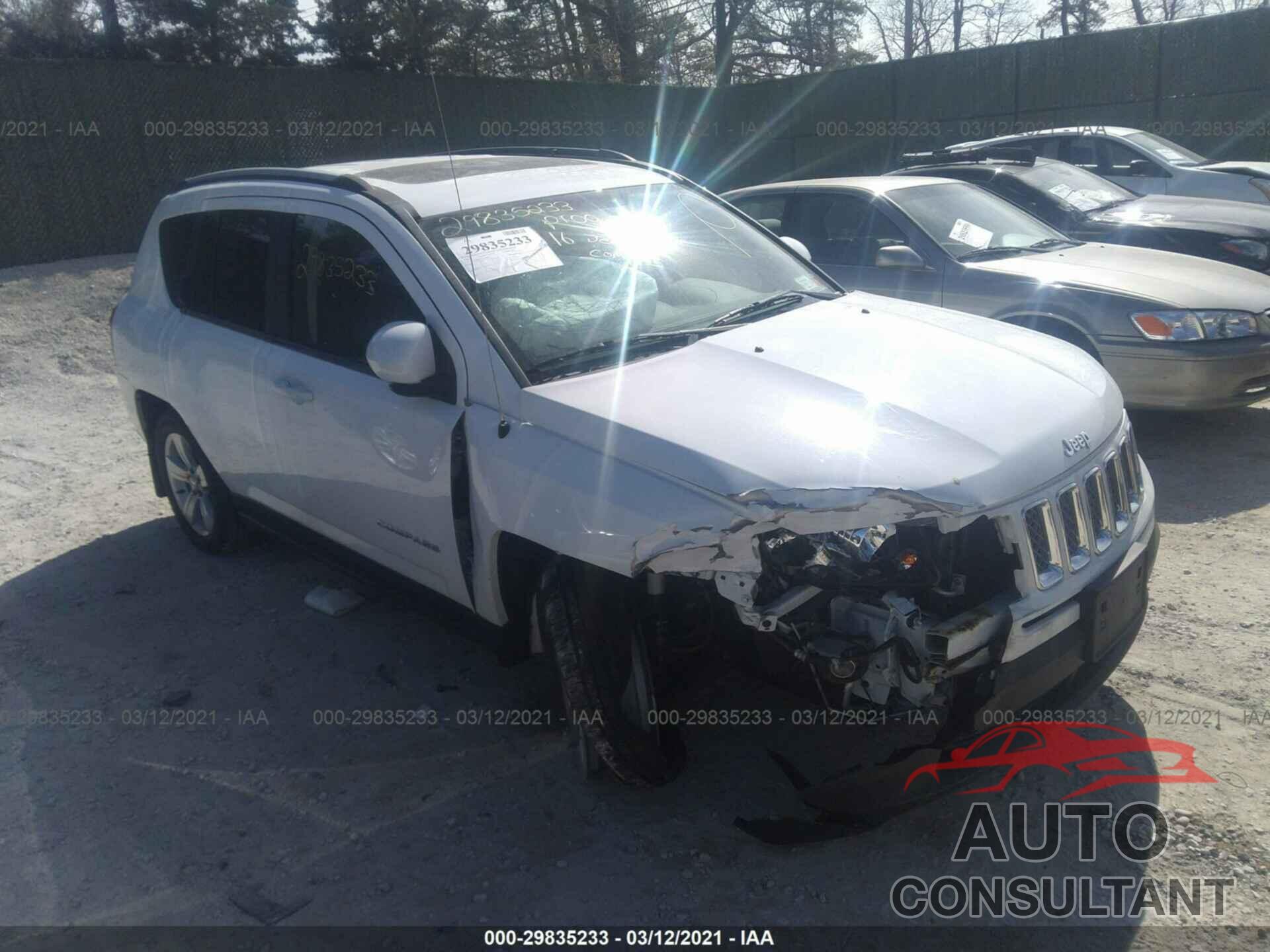 JEEP COMPASS 2016 - 1C4NJDEB2GD587065