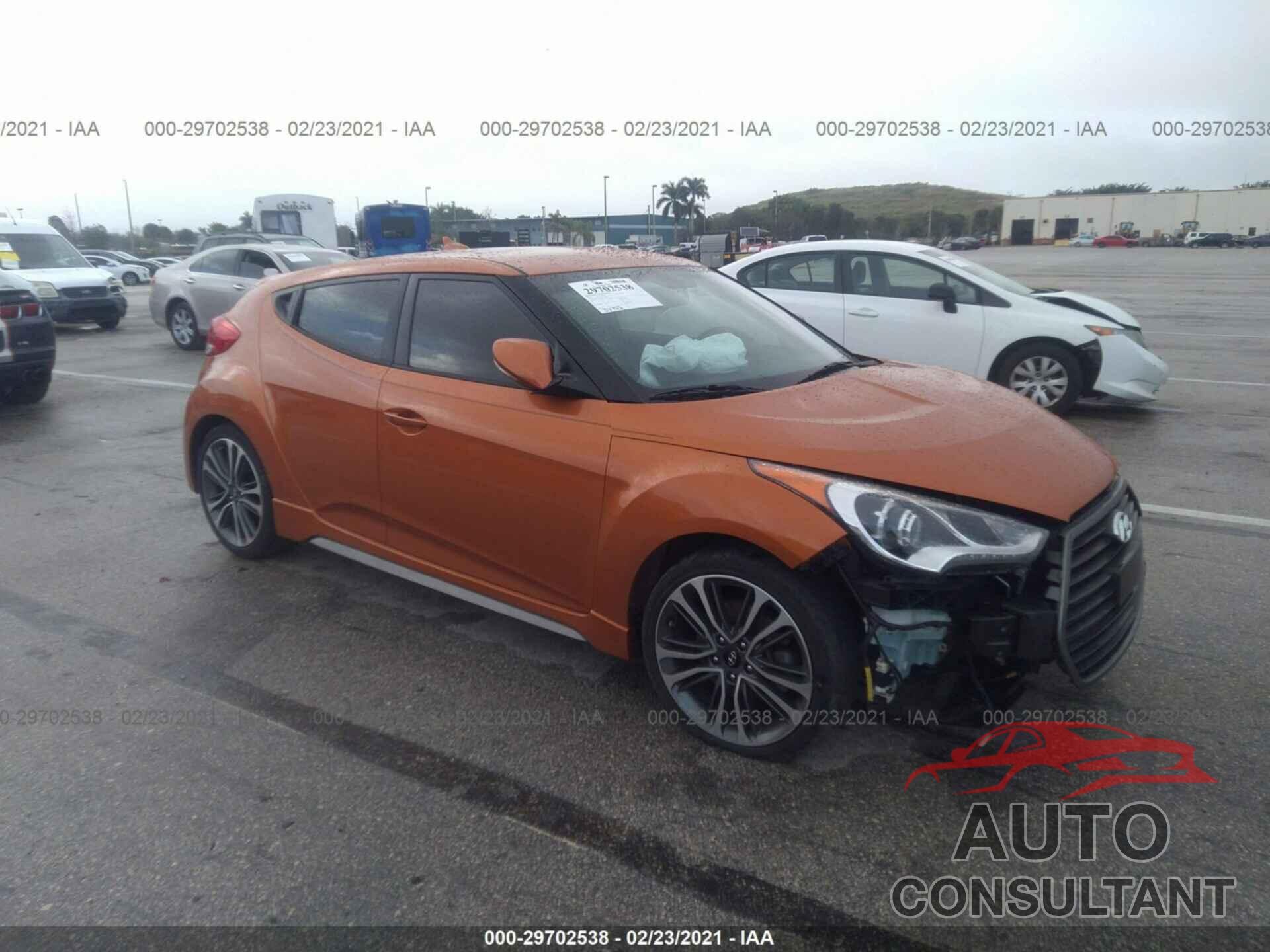 HYUNDAI VELOSTER 2016 - KMHTC6AE3GU283994