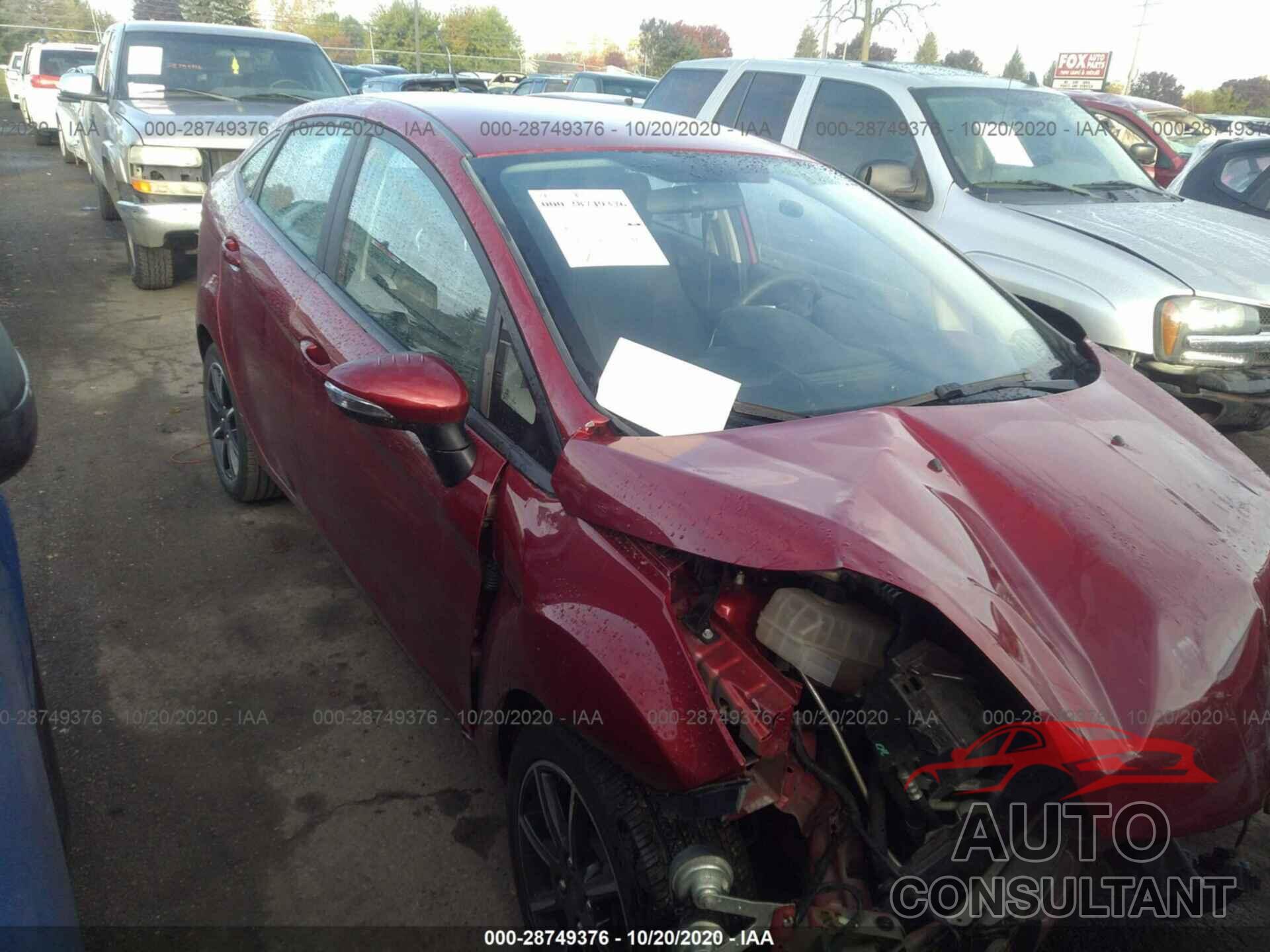 FORD FIESTA 2017 - 3FADP4BJ6HM132687
