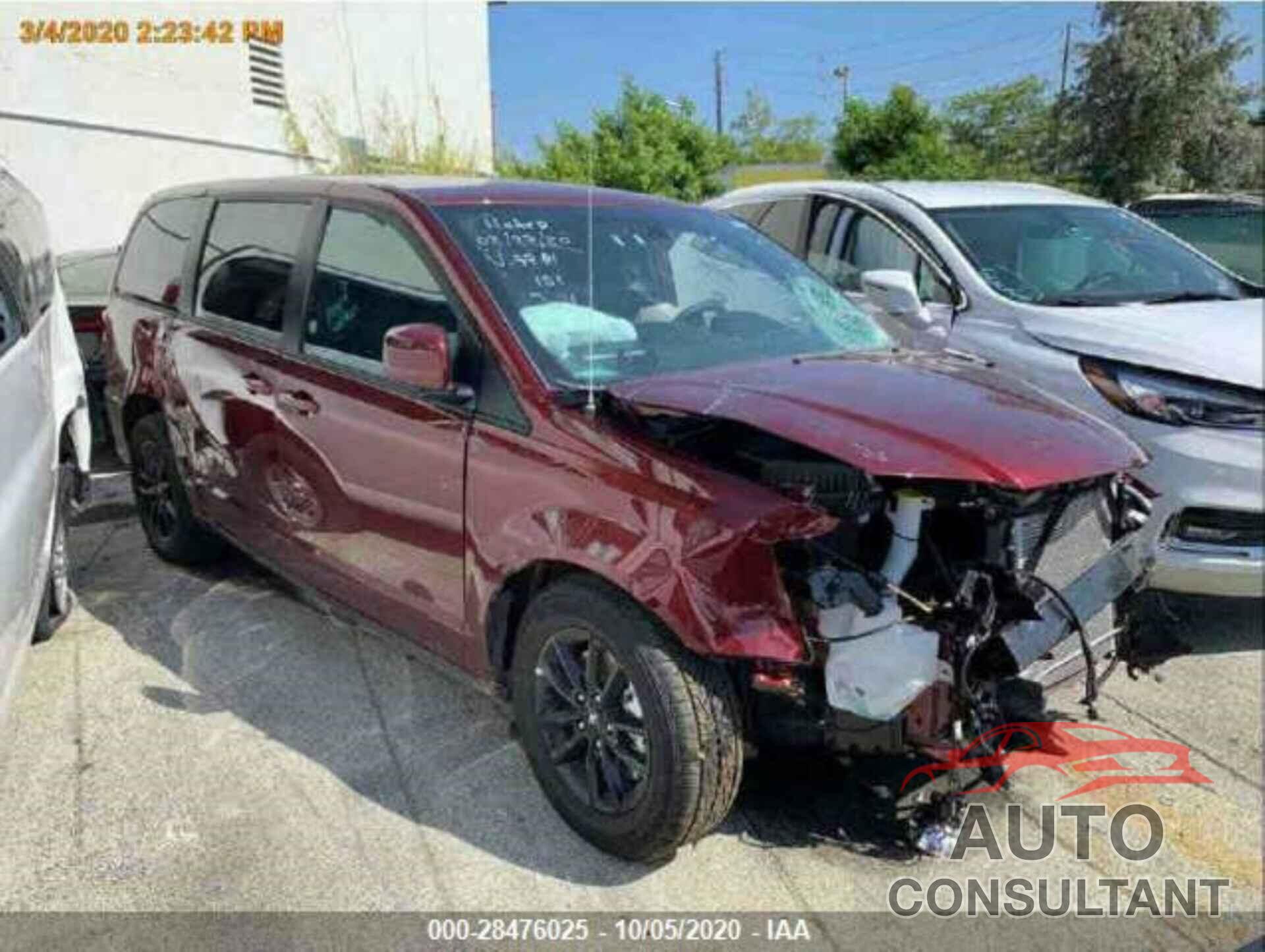 DODGE GRAND CARAVAN 2020 - 2C4RDGEG7LR159781