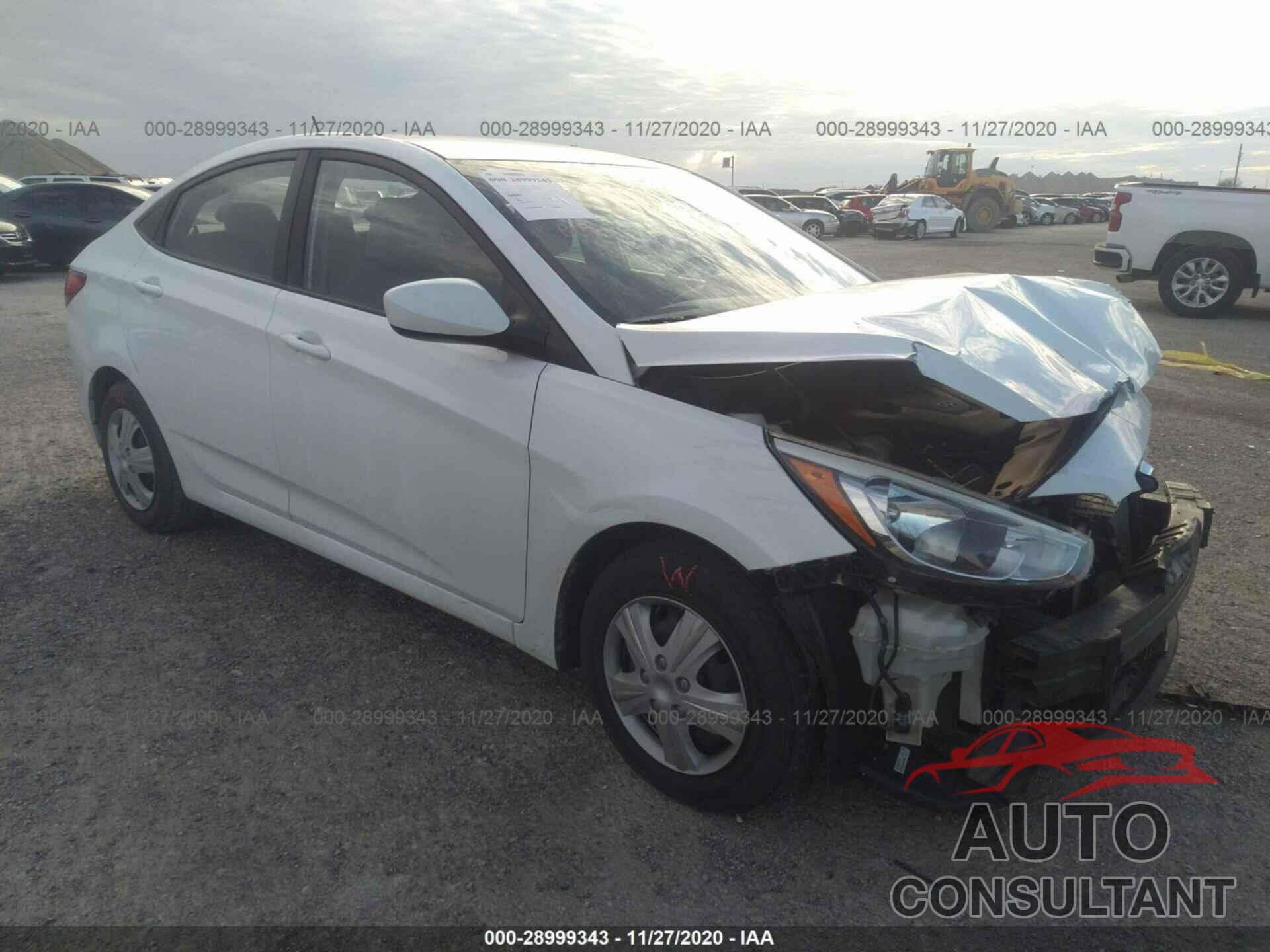 HYUNDAI ACCENT 2017 - KMHCT4AE1HU267492