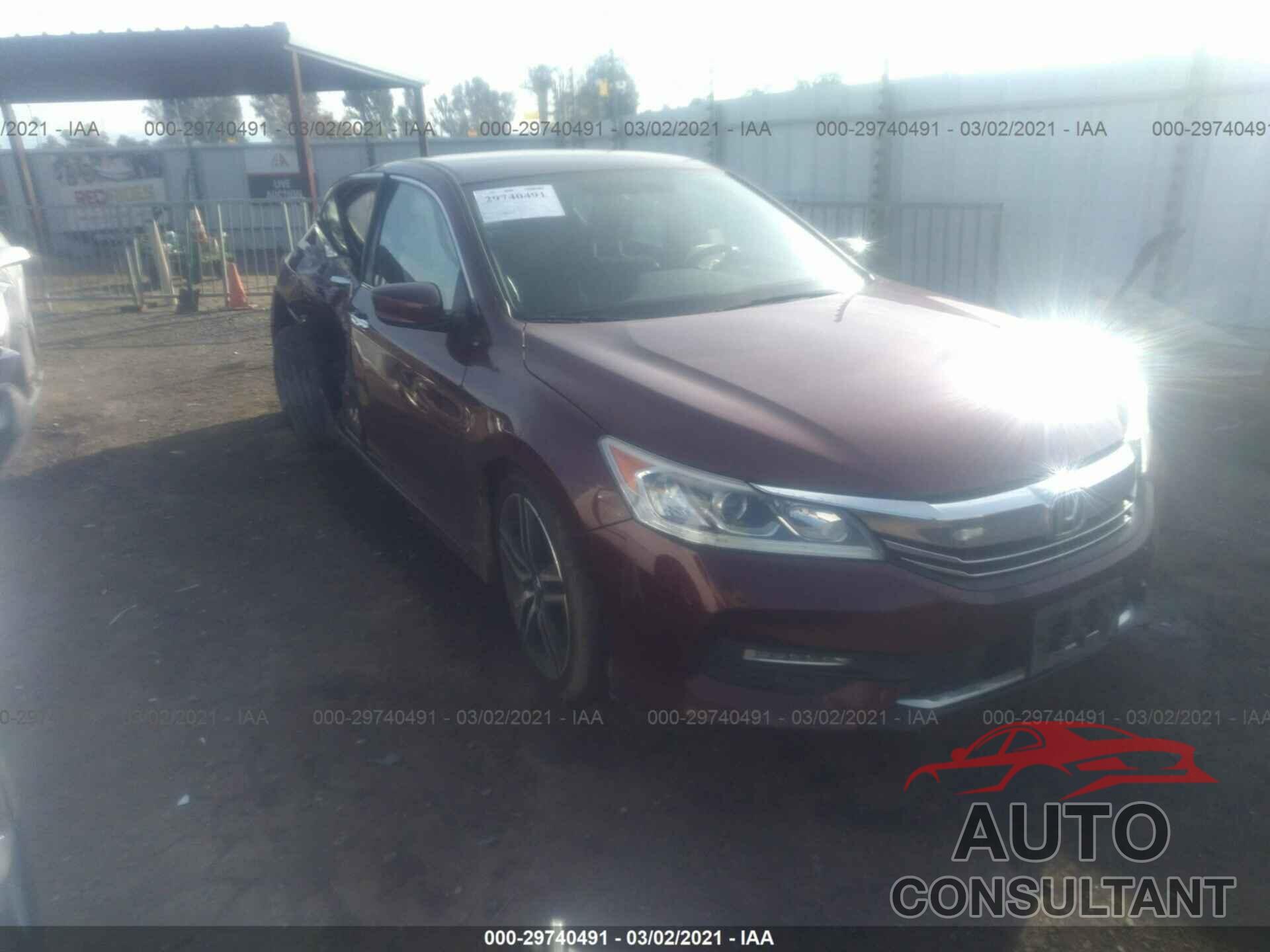 HONDA ACCORD SEDAN 2016 - 1HGCR2F59GA235004