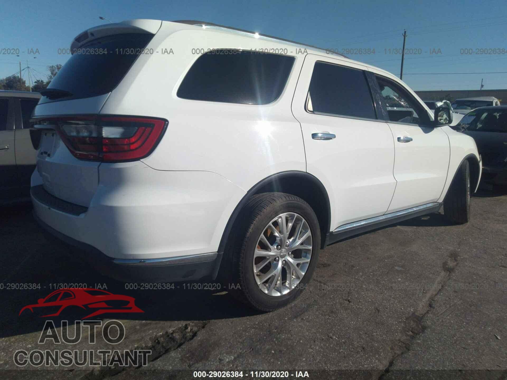 DODGE DURANGO 2016 - 1C4RDHAG2GC402987
