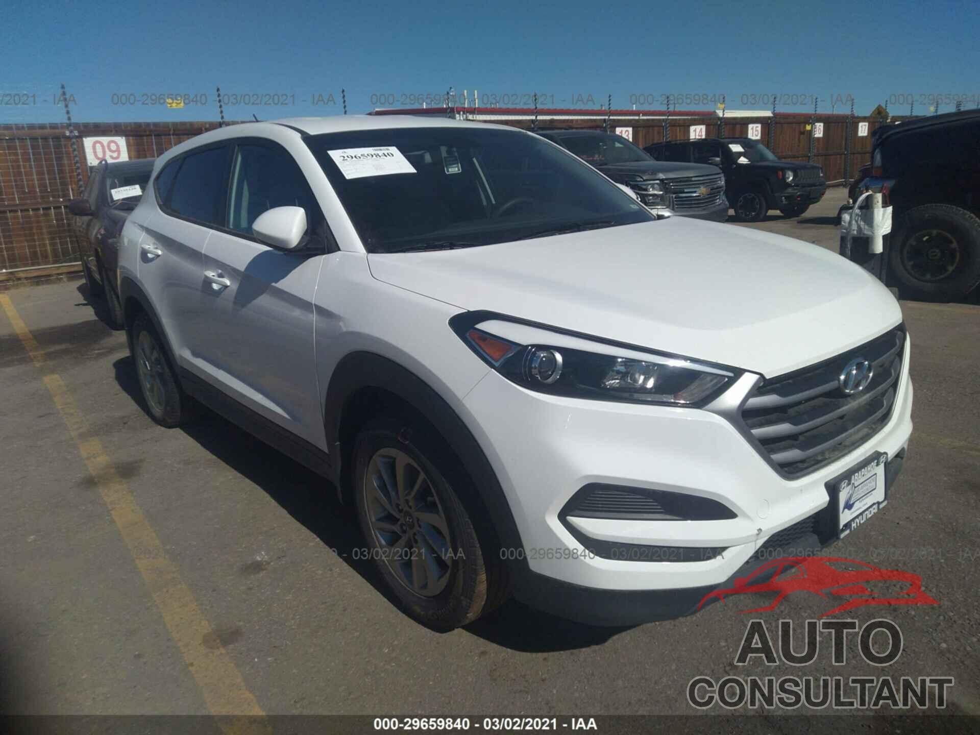 HYUNDAI TUCSON 2018 - KM8J2CA40JU616739