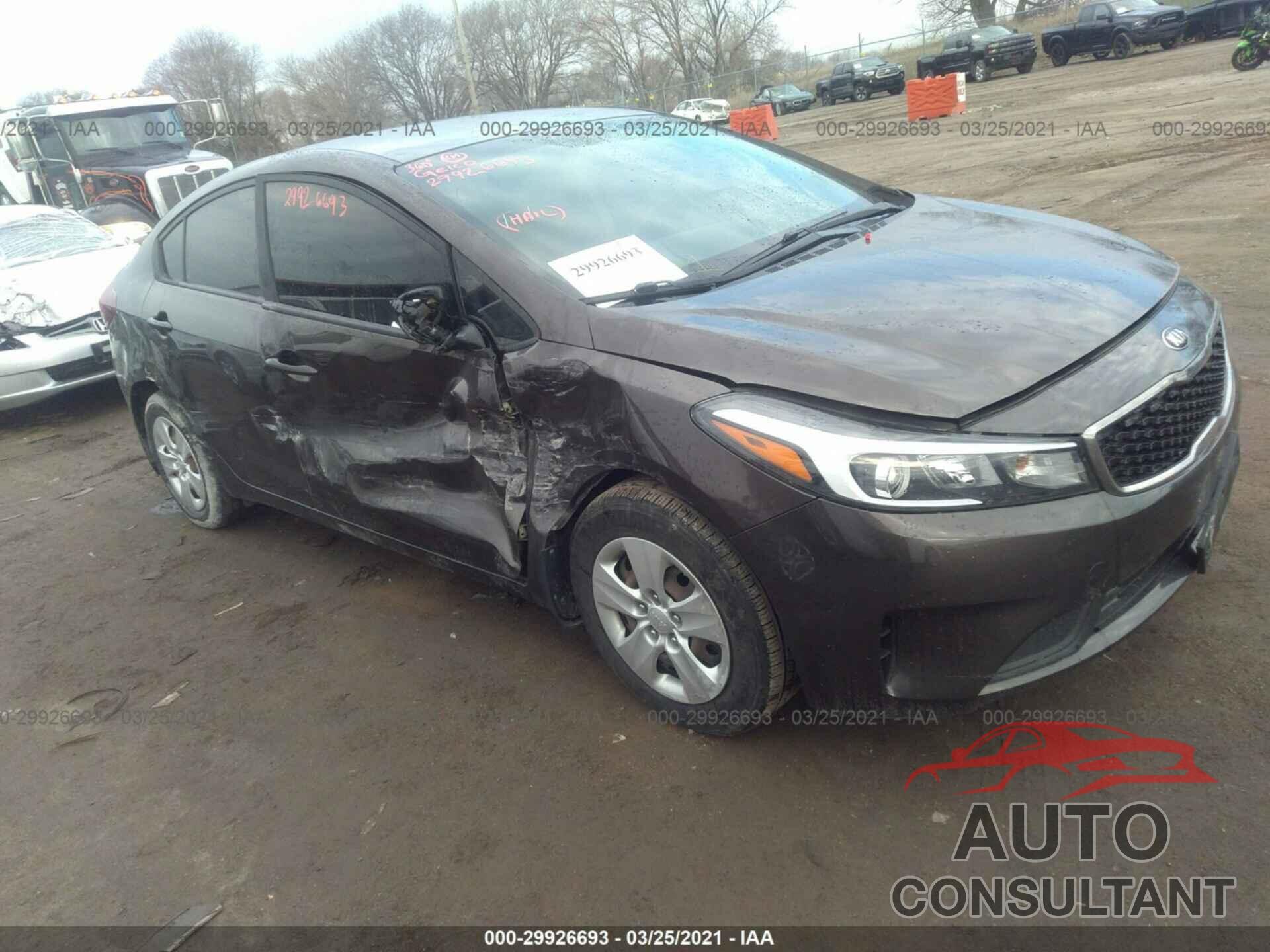 KIA FORTE 2017 - 3KPFL4A76HE010751
