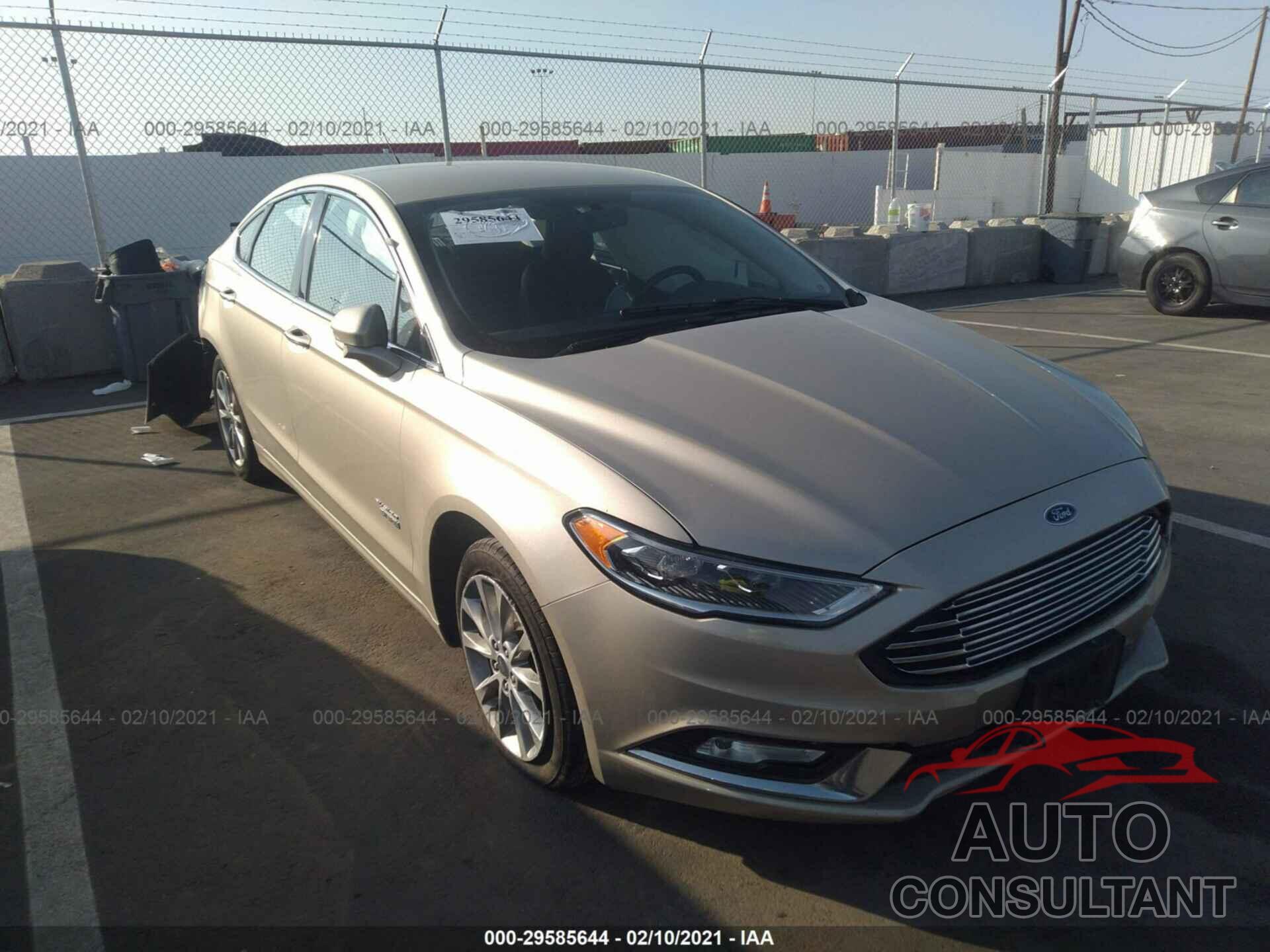 FORD FUSION ENERGI 2017 - 3FA6P0PU0HR293995