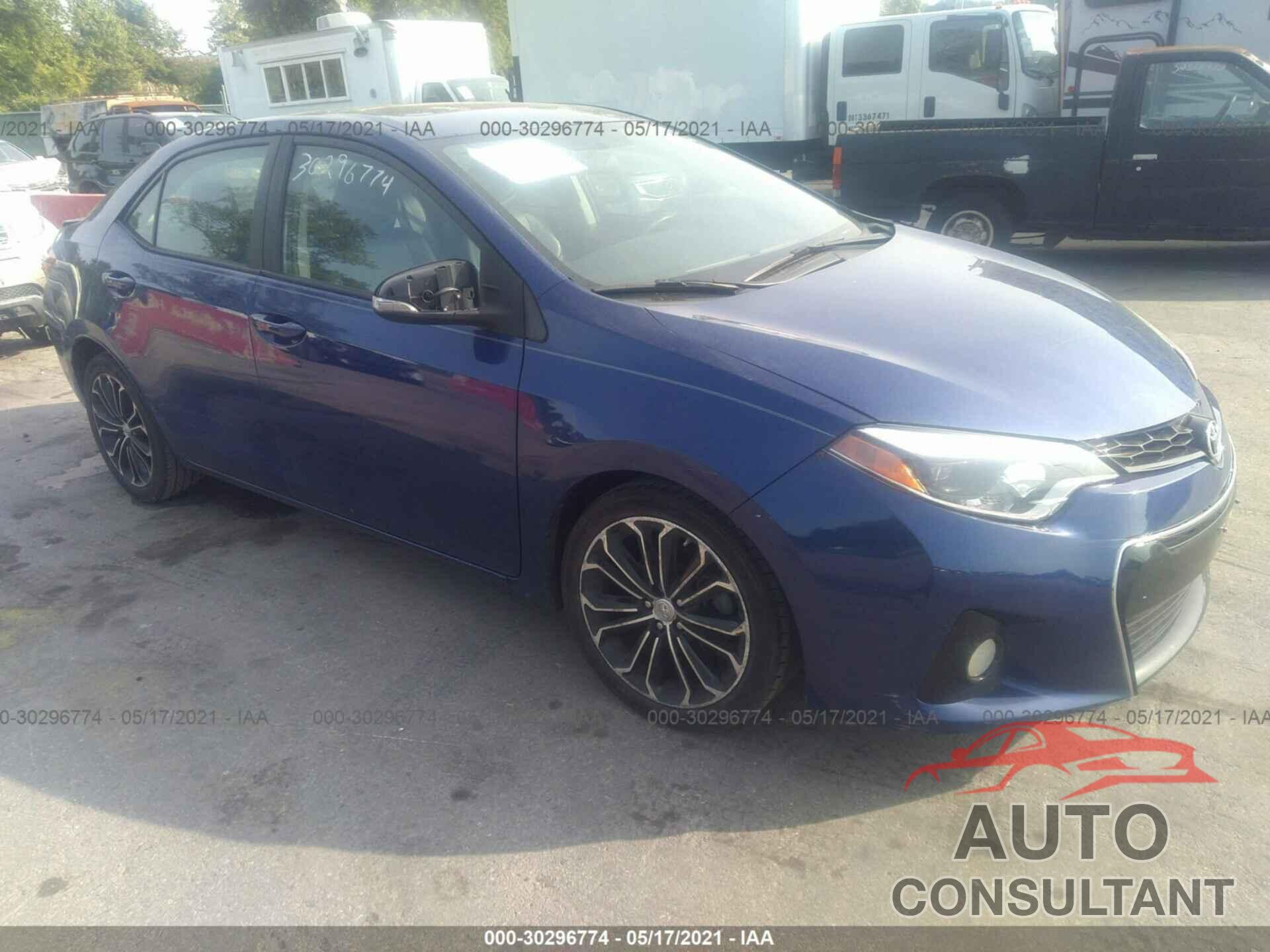 TOYOTA COROLLA 2016 - 2T1BURHE7GC701314