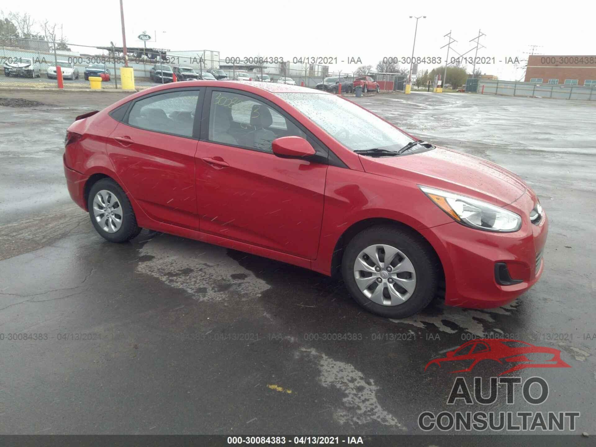 HYUNDAI ACCENT 2016 - KMHCT4AEXGU106167