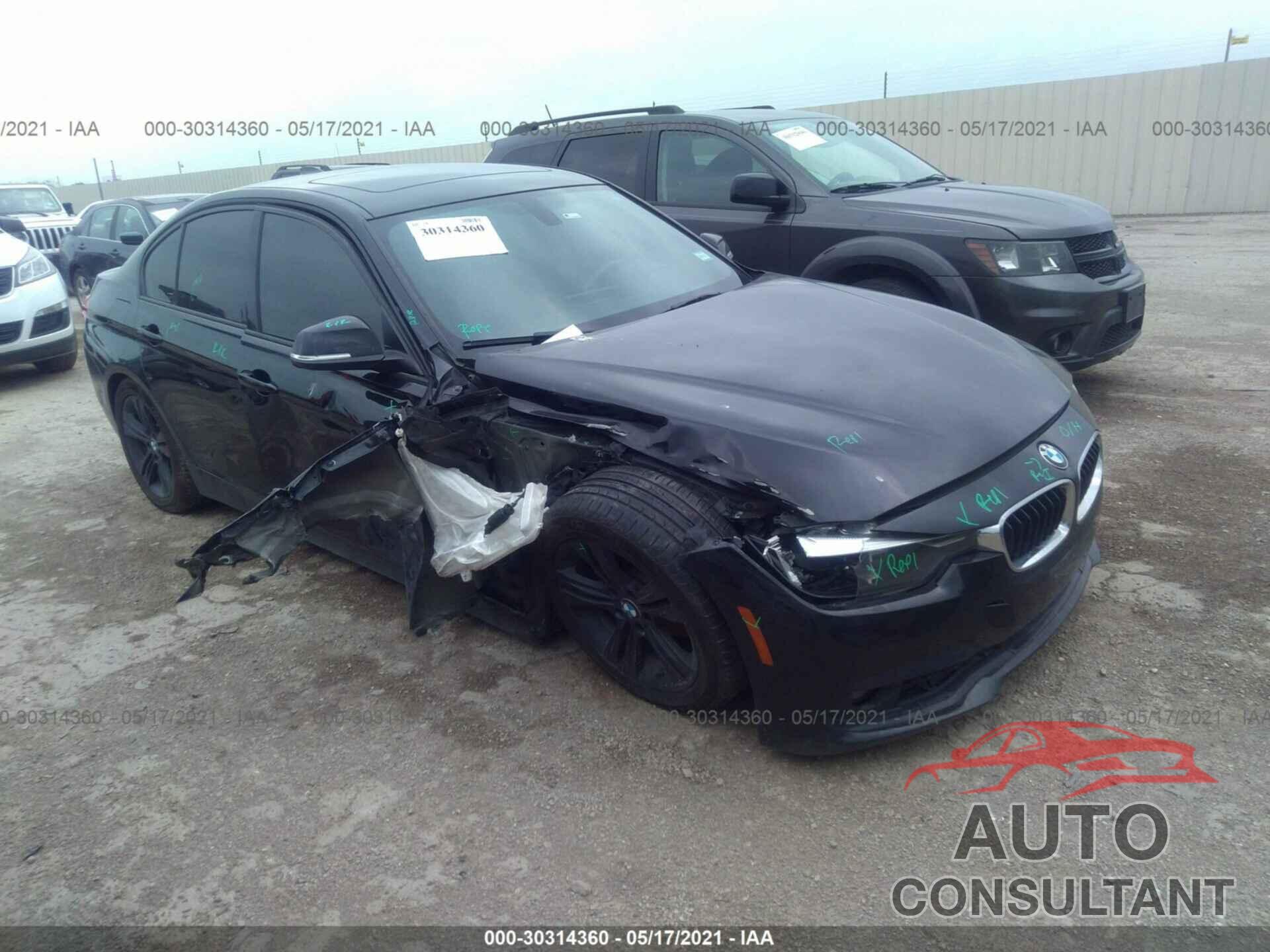 BMW 3 SERIES 2016 - WBA8E9C54GK648078