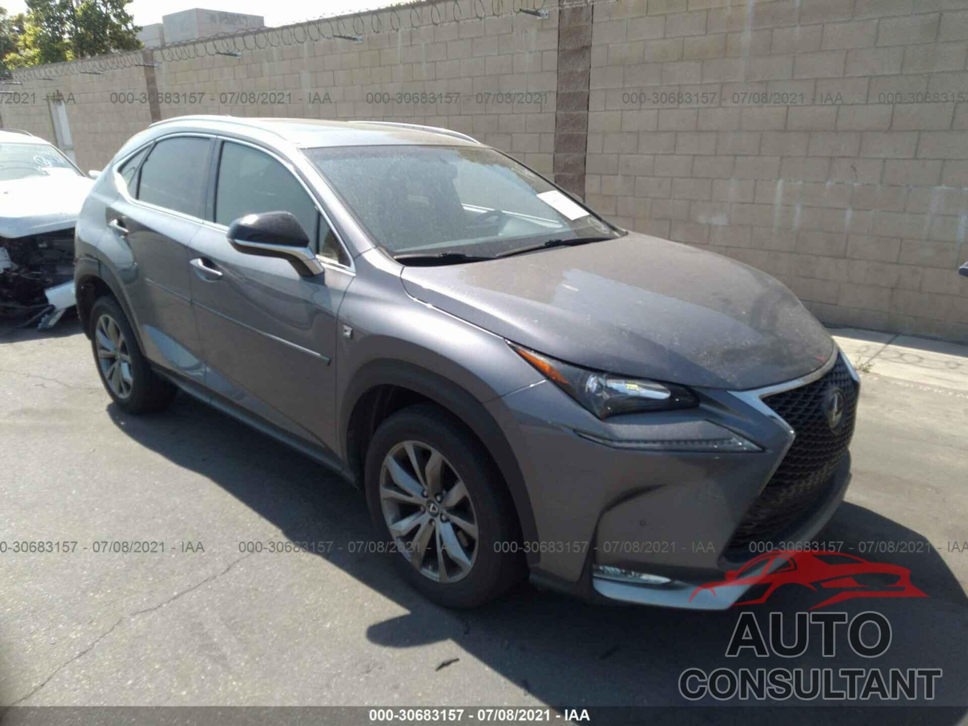 LEXUS NX 200T 2016 - JTJYARBZ0G2024889