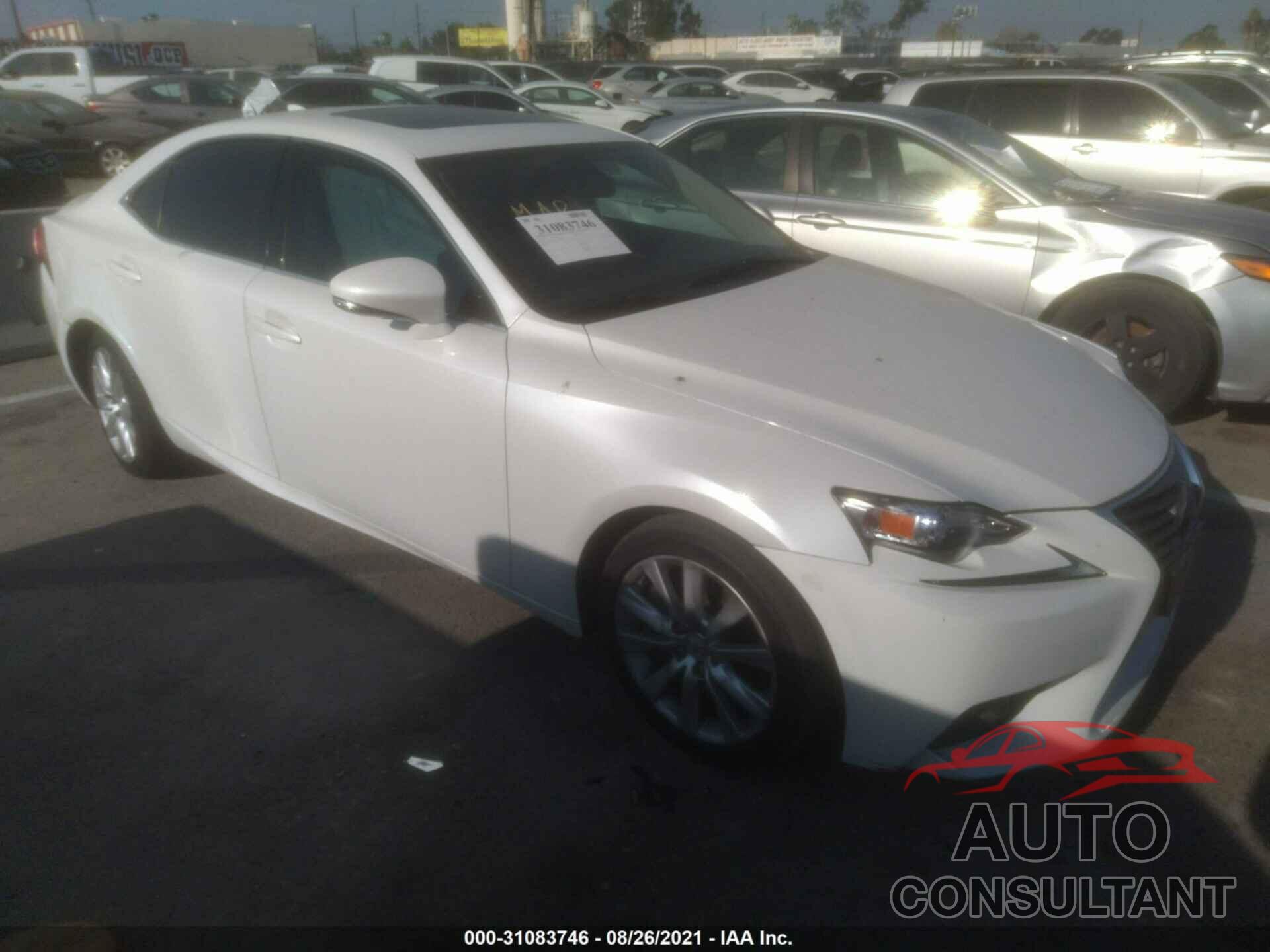 LEXUS IS 200T 2016 - JTHBA1D20G5021689