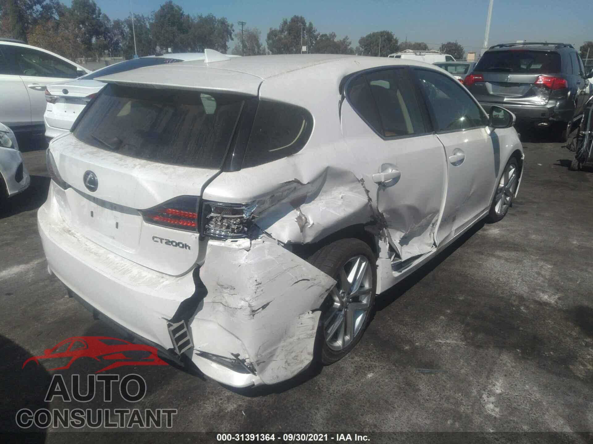 LEXUS CT 2017 - JTHKD5BH7H2291737