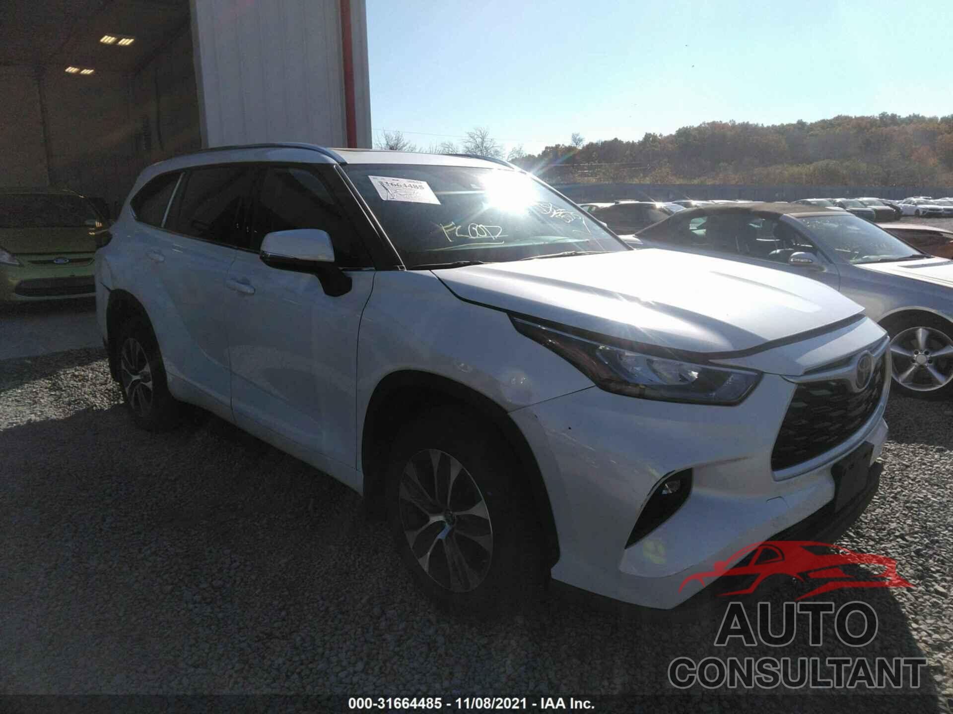 TOYOTA HIGHLANDER 2020 - 5TDGZRBH4LS000614