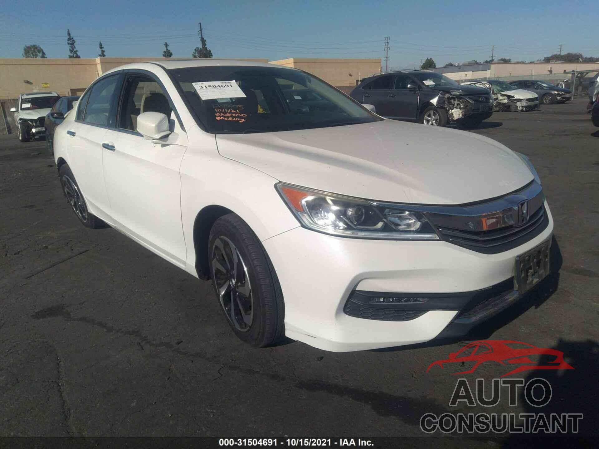 HONDA ACCORD SEDAN 2016 - 1HGCR3F80GA016318