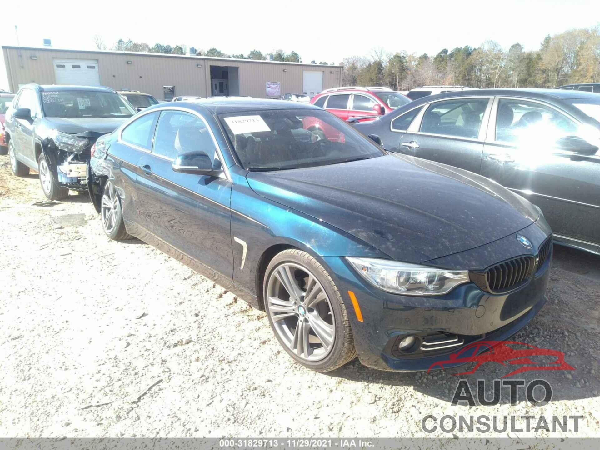 BMW 4 SERIES 2017 - WBA4R7C51HK679734