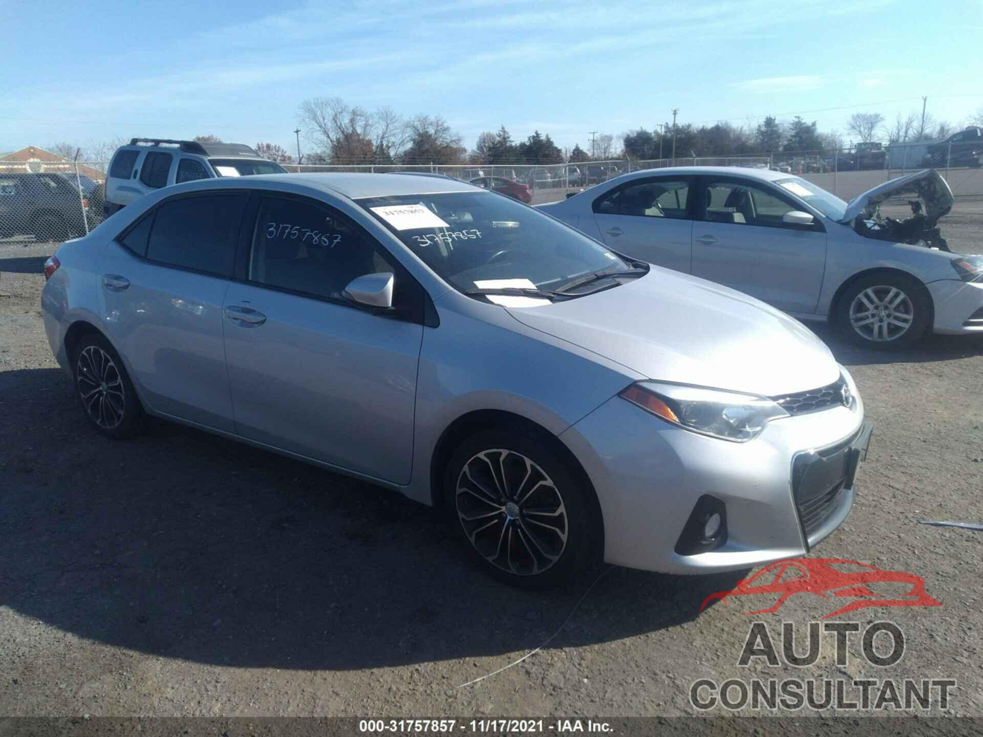 TOYOTA COROLLA 2016 - 2T1BURHE8GC494206