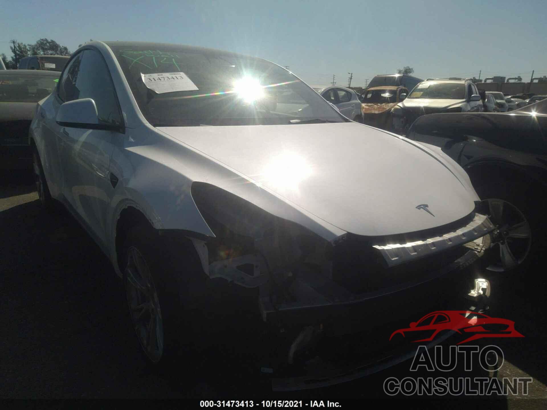 TESLA MODEL Y 2021 - 5YJYGAEE8MF179758