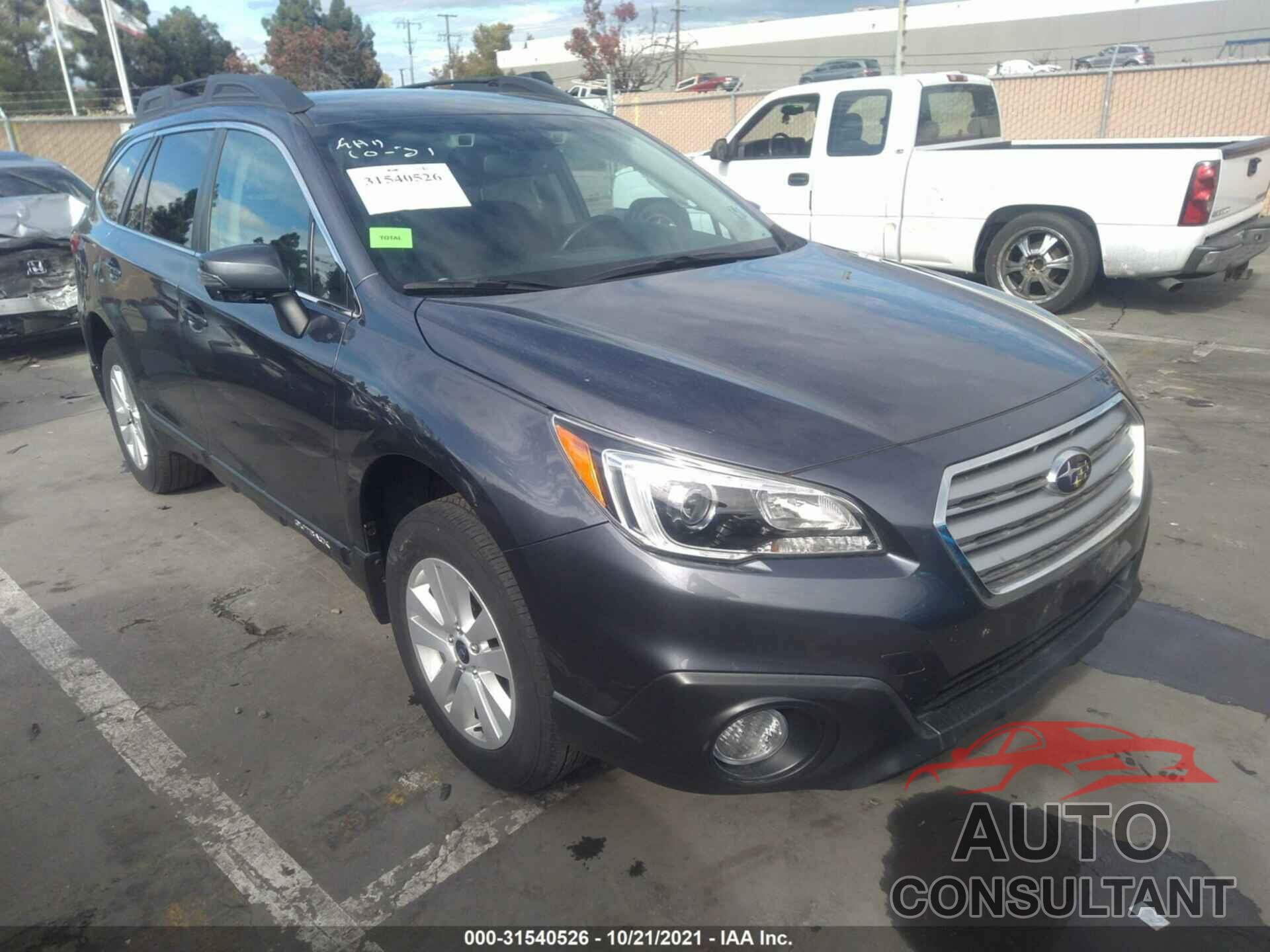SUBARU OUTBACK 2016 - 4S4BSBFC6G3221901