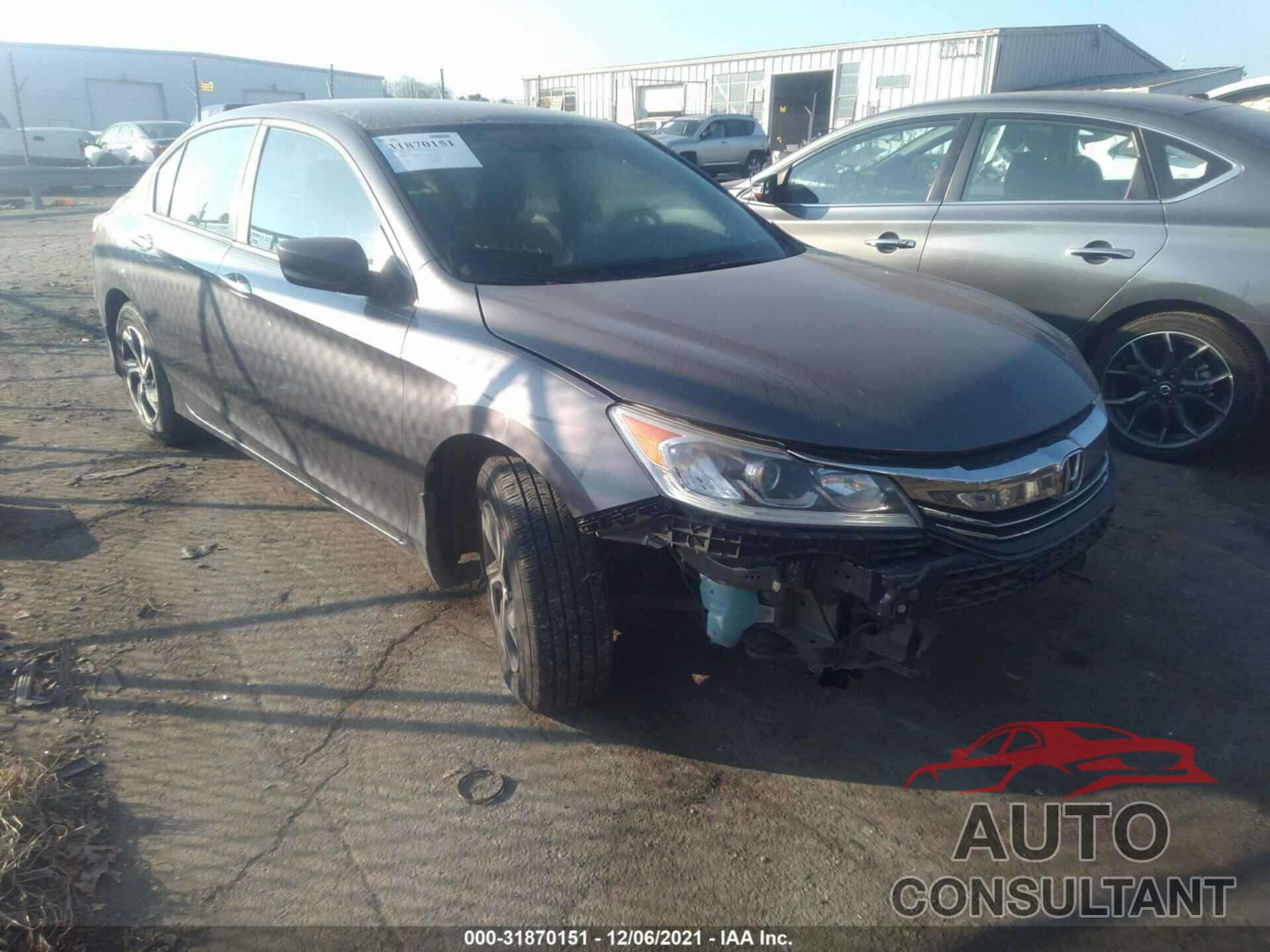 HONDA ACCORD SEDAN 2016 - 1HGCR2F32GA166087