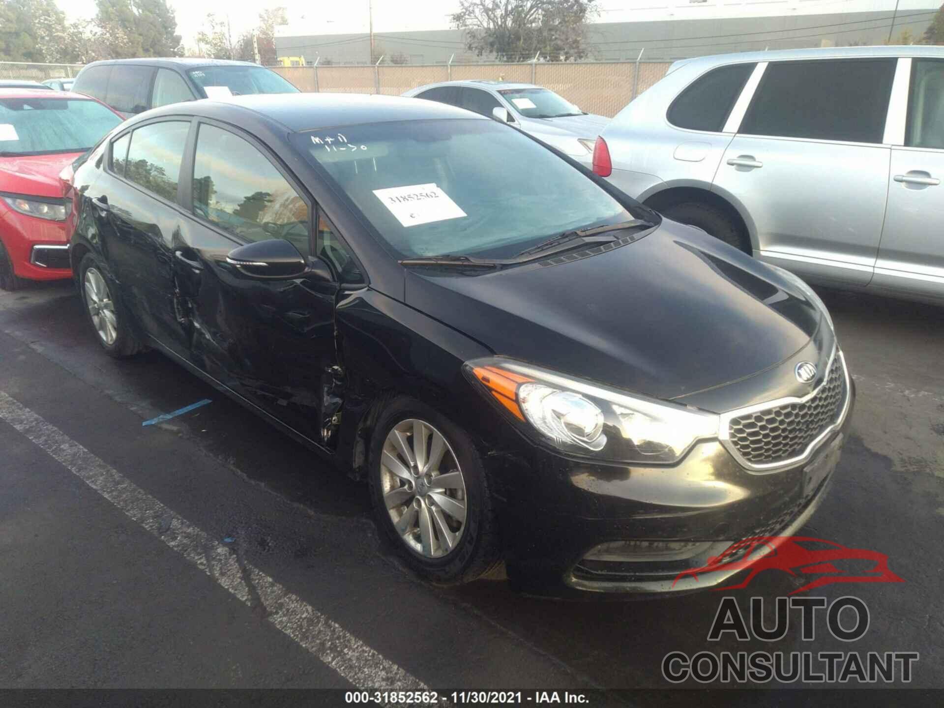 KIA FORTE 2016 - KNAFX4A68G5513927