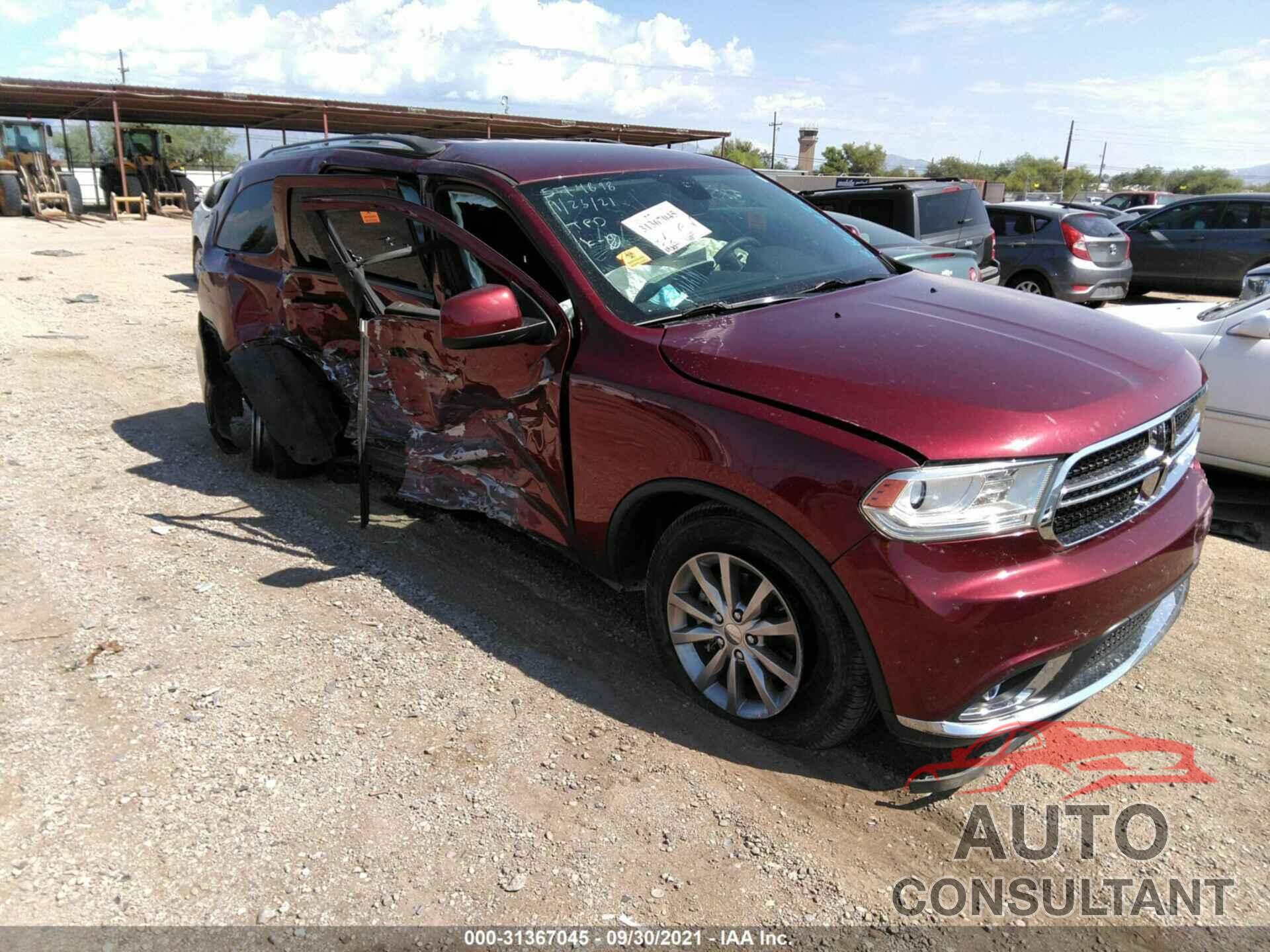 DODGE DURANGO 2017 - 1C4RDHAG0HC880956