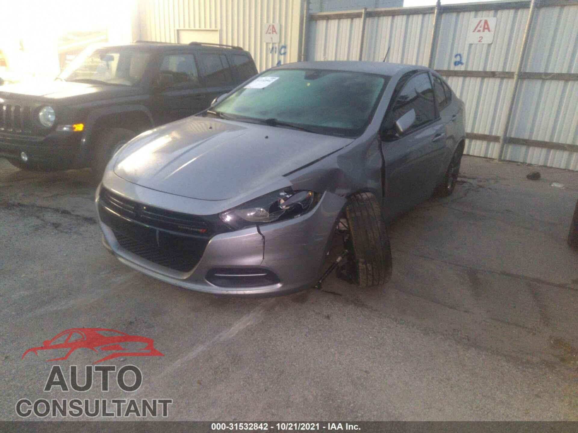 DODGE DART 2016 - 1C3CDFAA1GD578126
