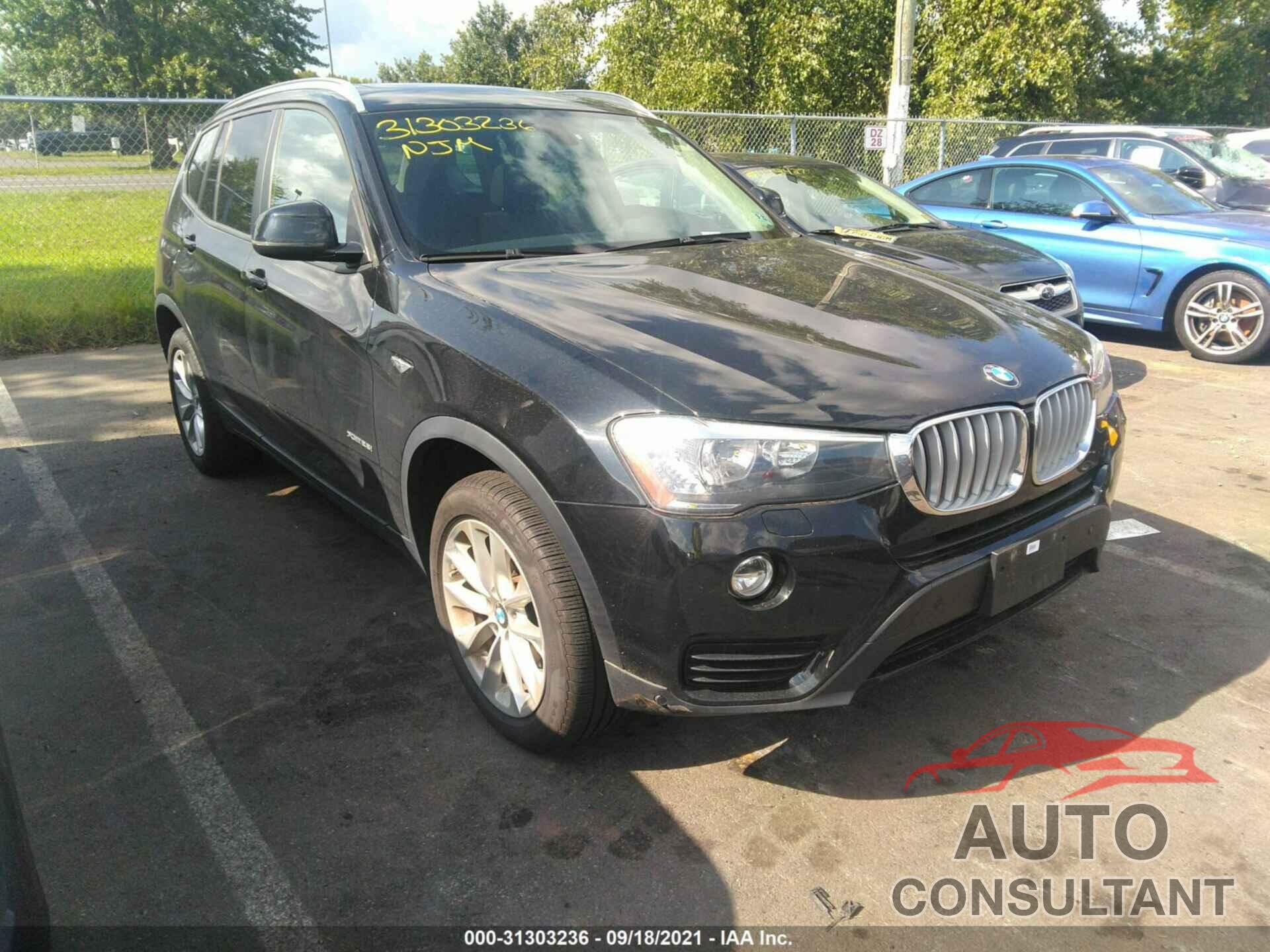 BMW X3 2017 - 5UXWX9C34H0W77353