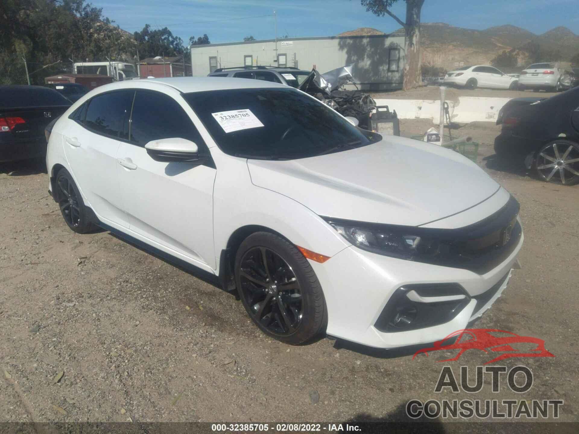 HONDA CIVIC HATCHBACK 2020 - SHHFK7H40LU421189