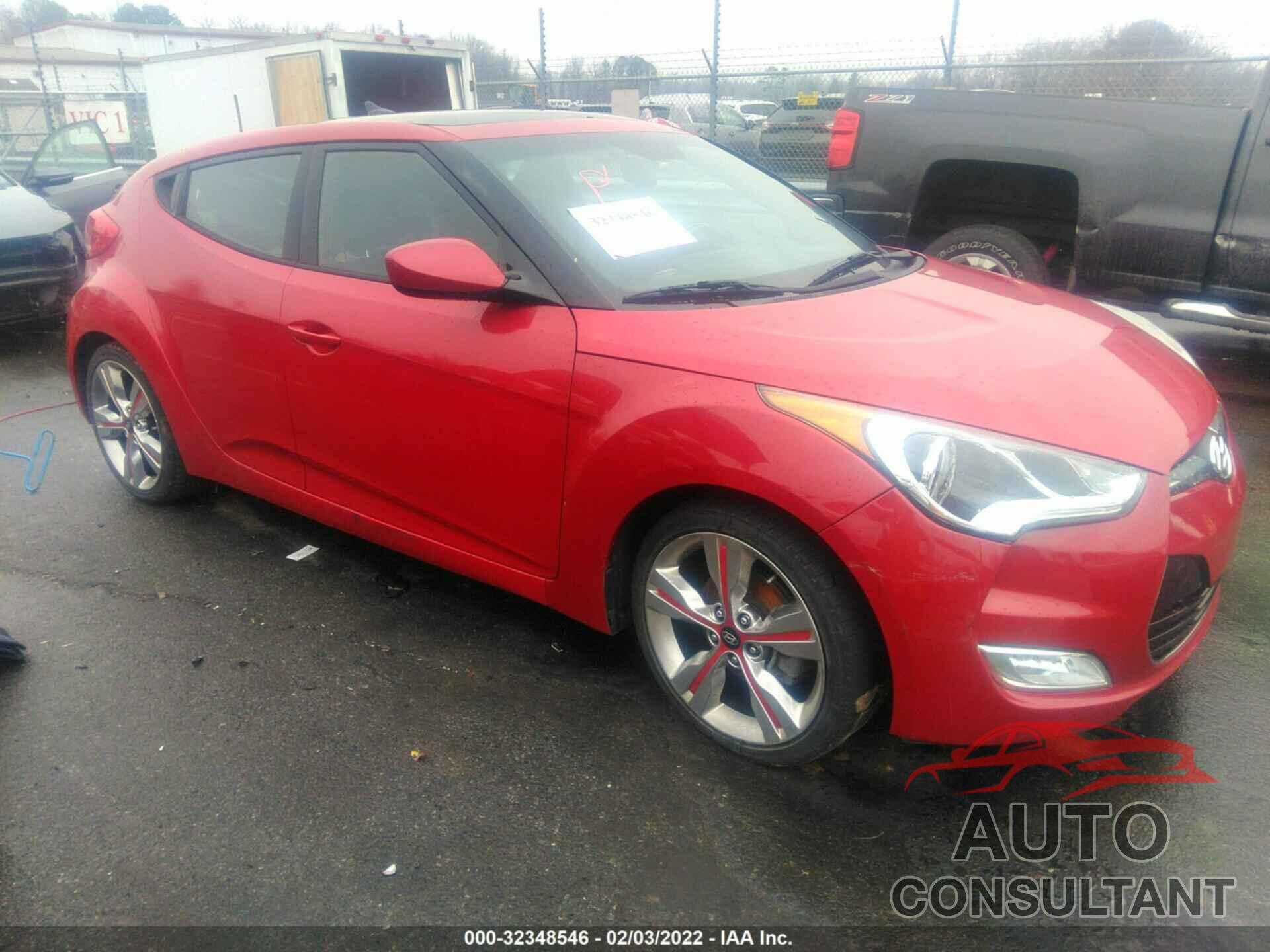 HYUNDAI VELOSTER 2016 - KMHTC6AD6GU296276