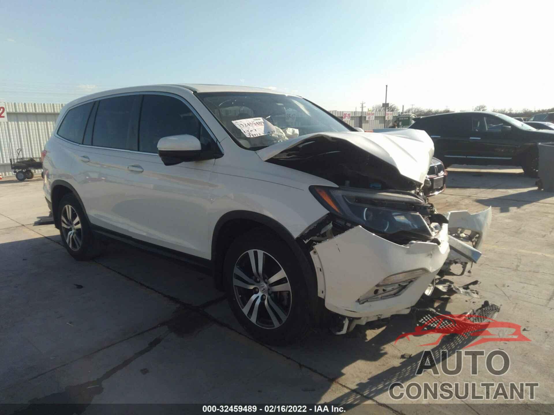 HONDA PILOT 2016 - 5FNYF5H83GB022241