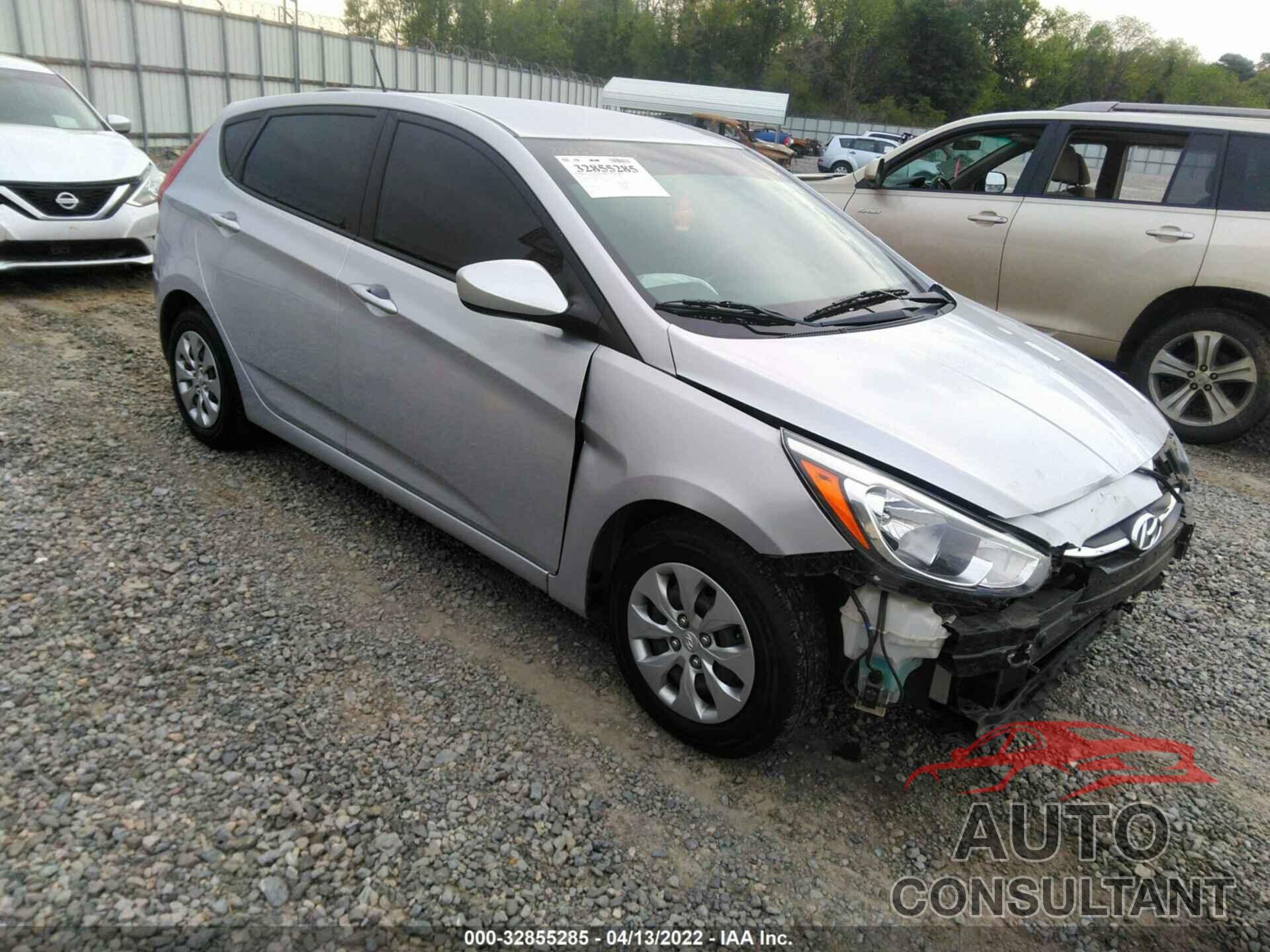 HYUNDAI ACCENT 2017 - KMHCT5AE8HU312384