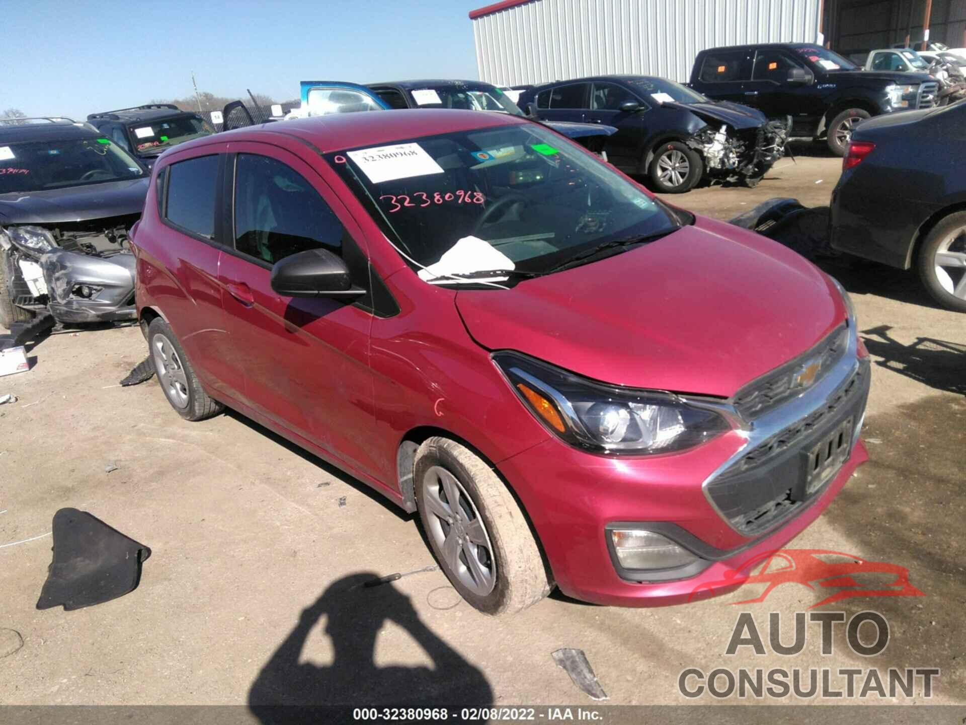CHEVROLET SPARK 2020 - KL8CB6SA0LC408168