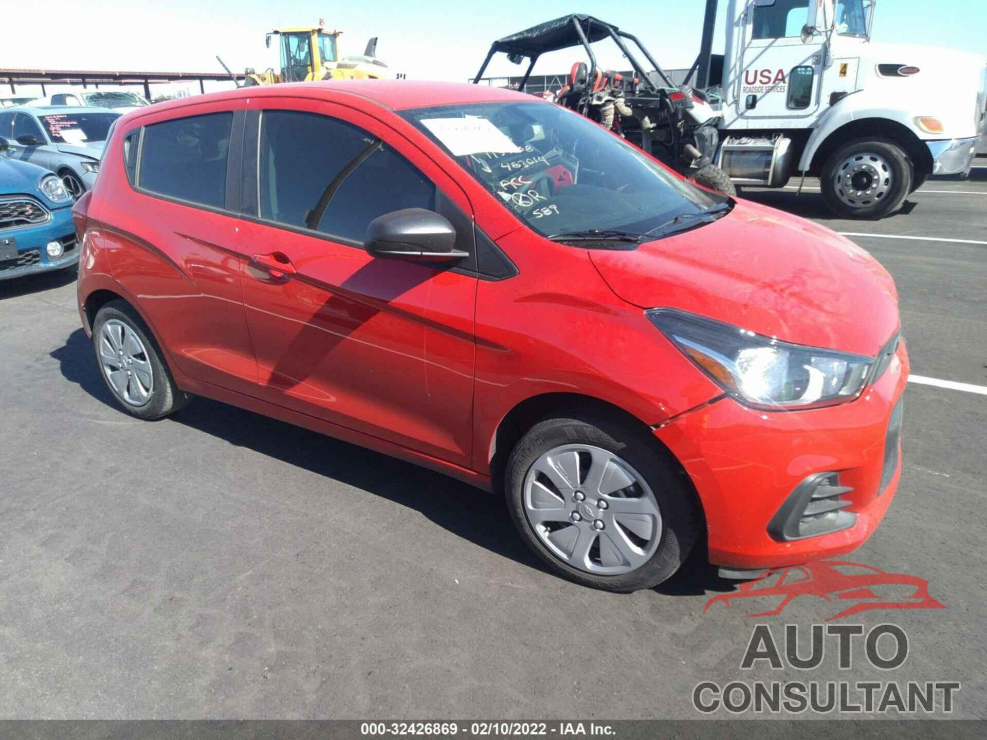 CHEVROLET SPARK 2018 - KL8CB6SA0JC483014