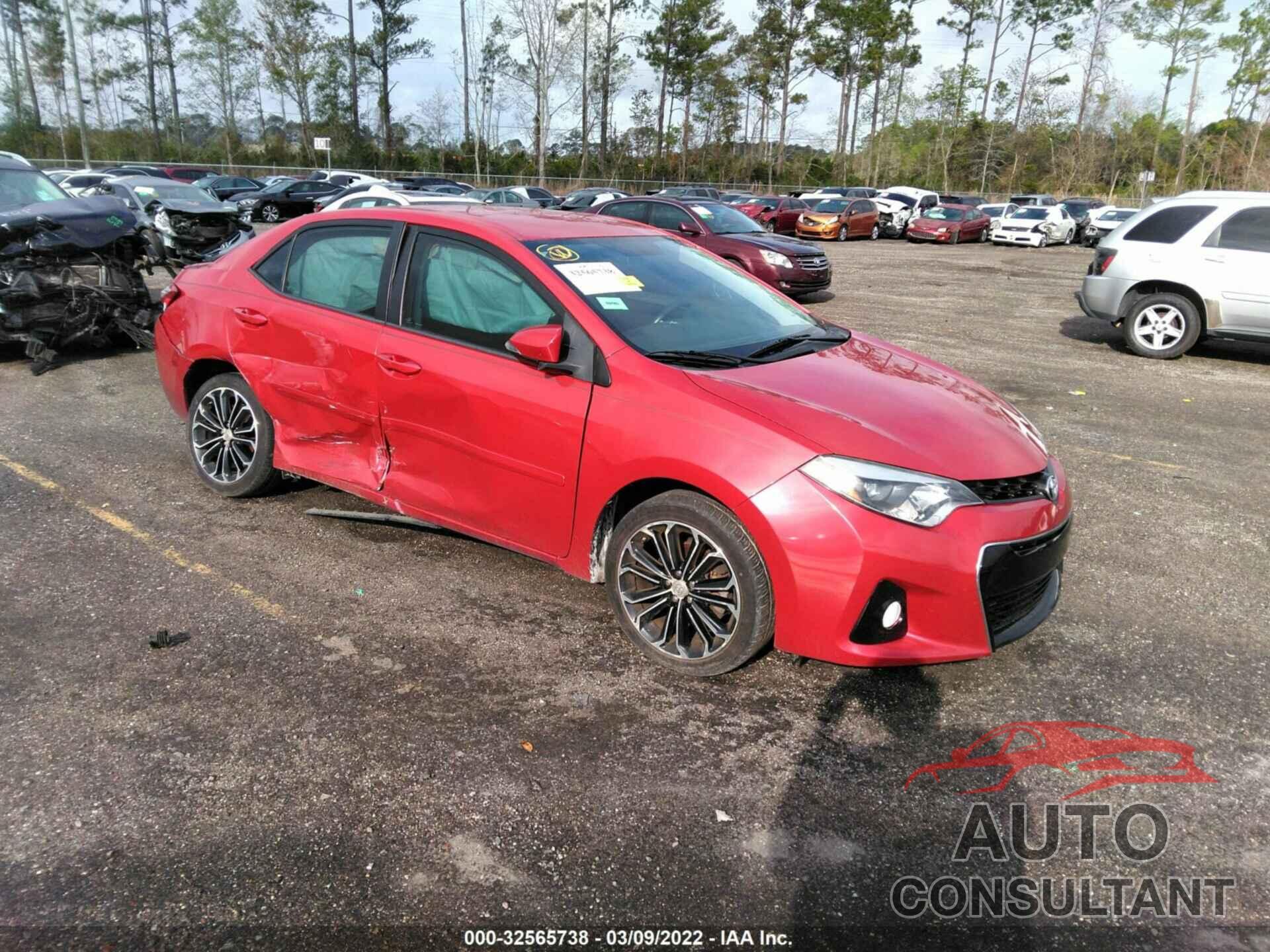TOYOTA COROLLA 2016 - 2T1BURHE7GC607501