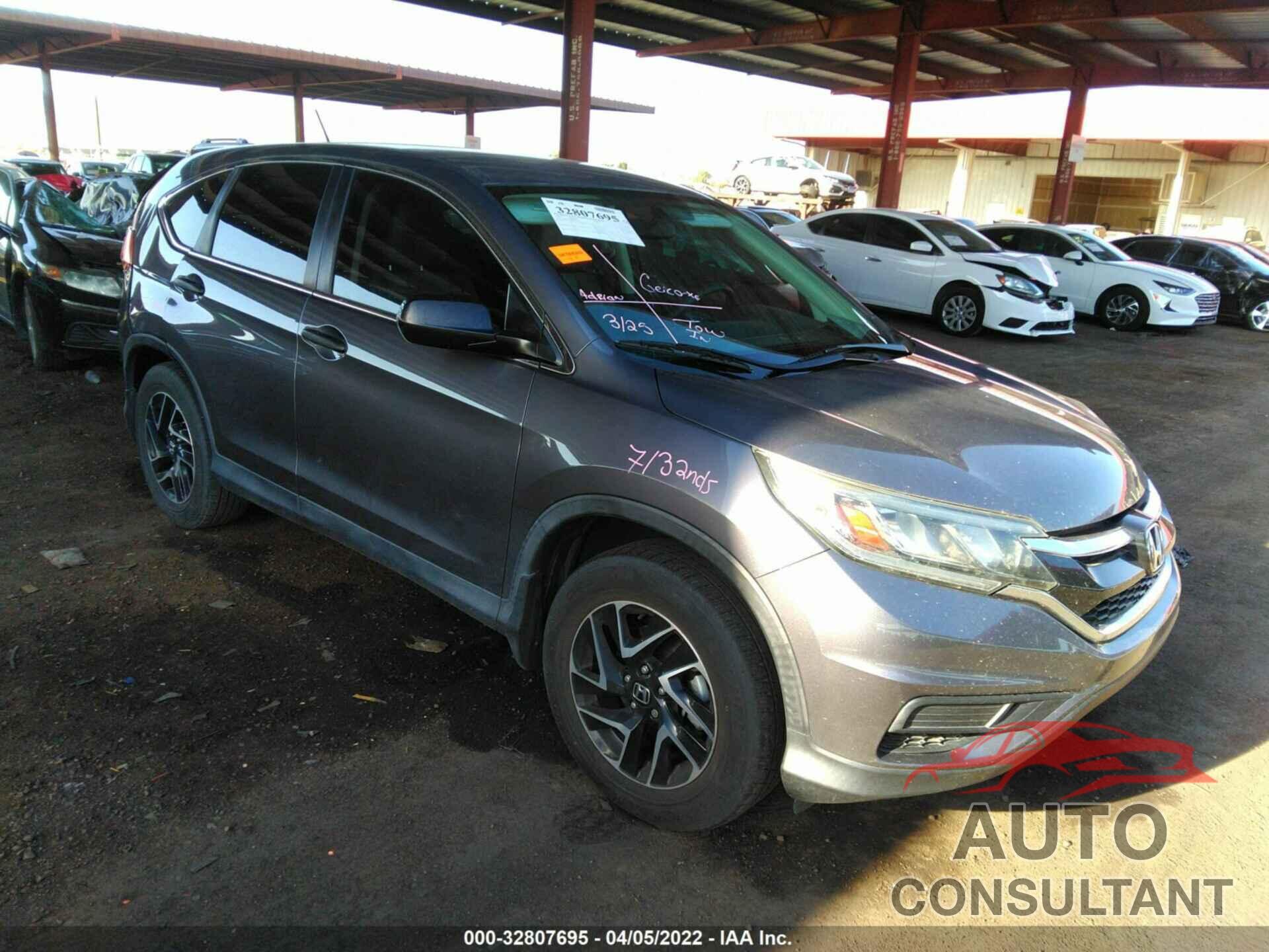 HONDA CR-V 2016 - 5J6RM3H48GL025512