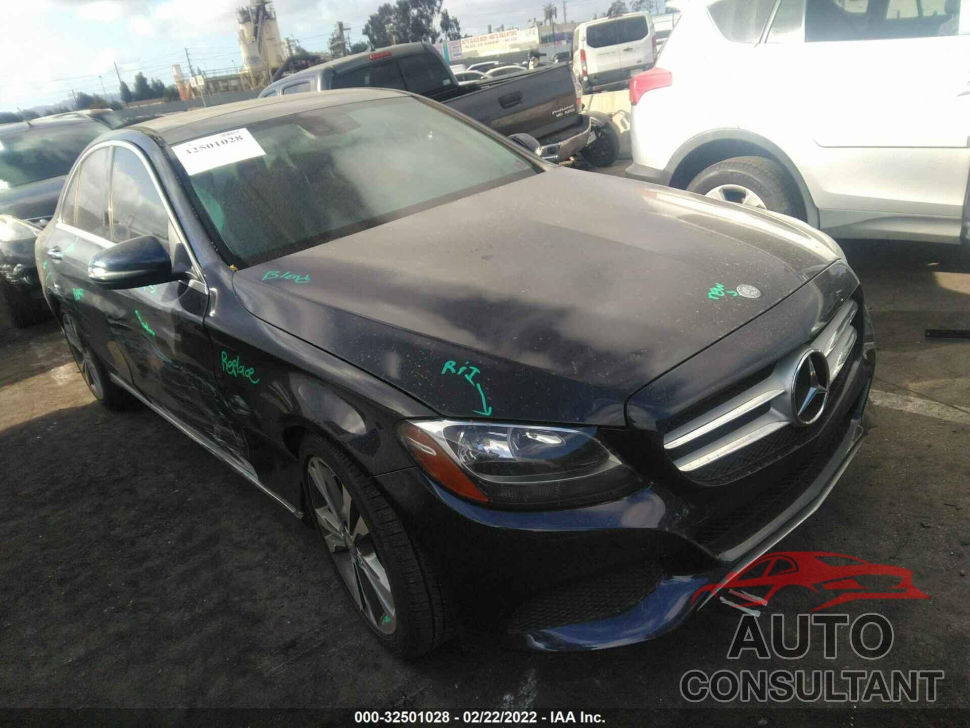 MERCEDES-BENZ C-CLASS 2016 - WDDWF4JBXGR173441