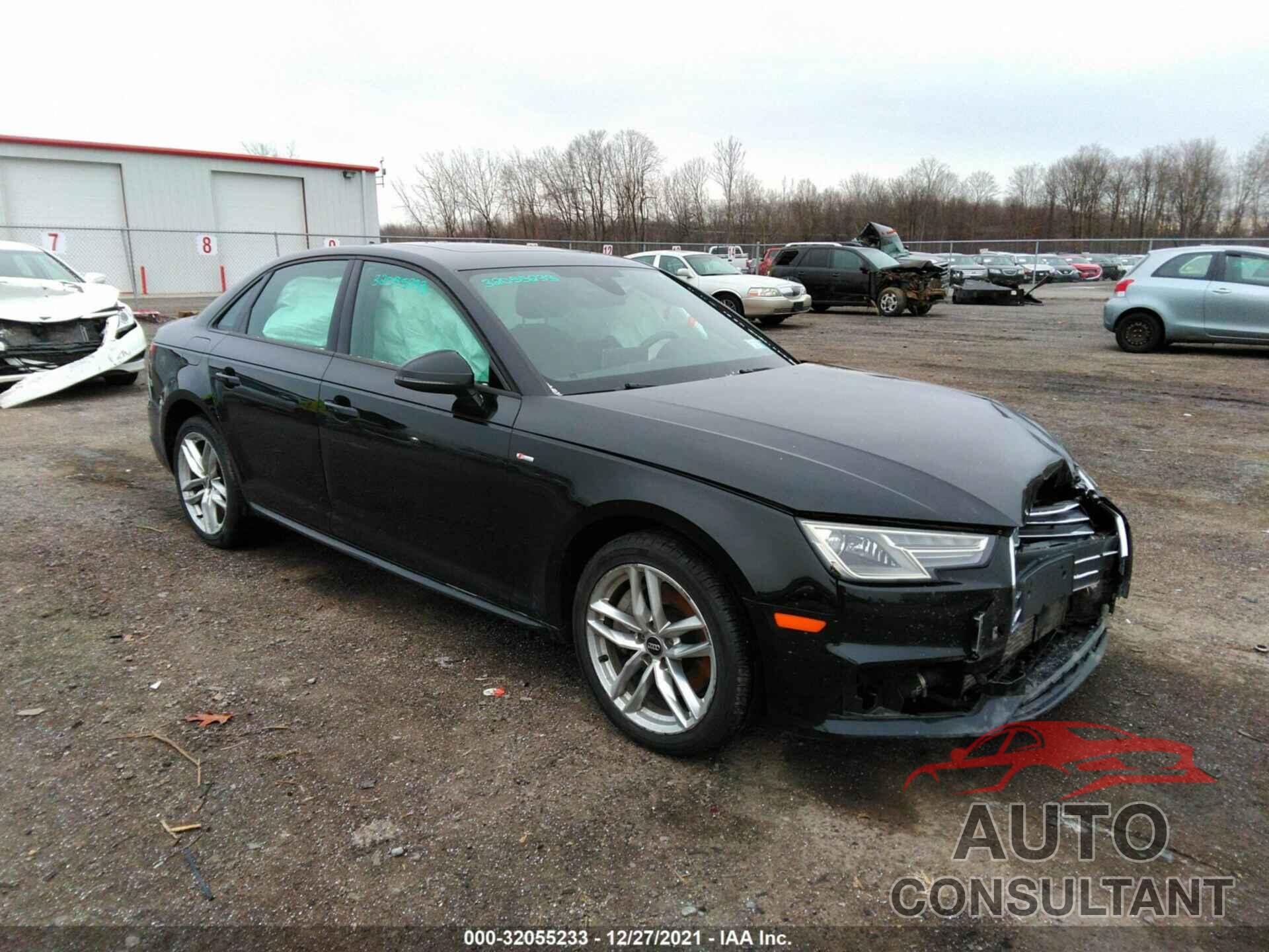 AUDI A4 2017 - WAUDNAF40HN053358